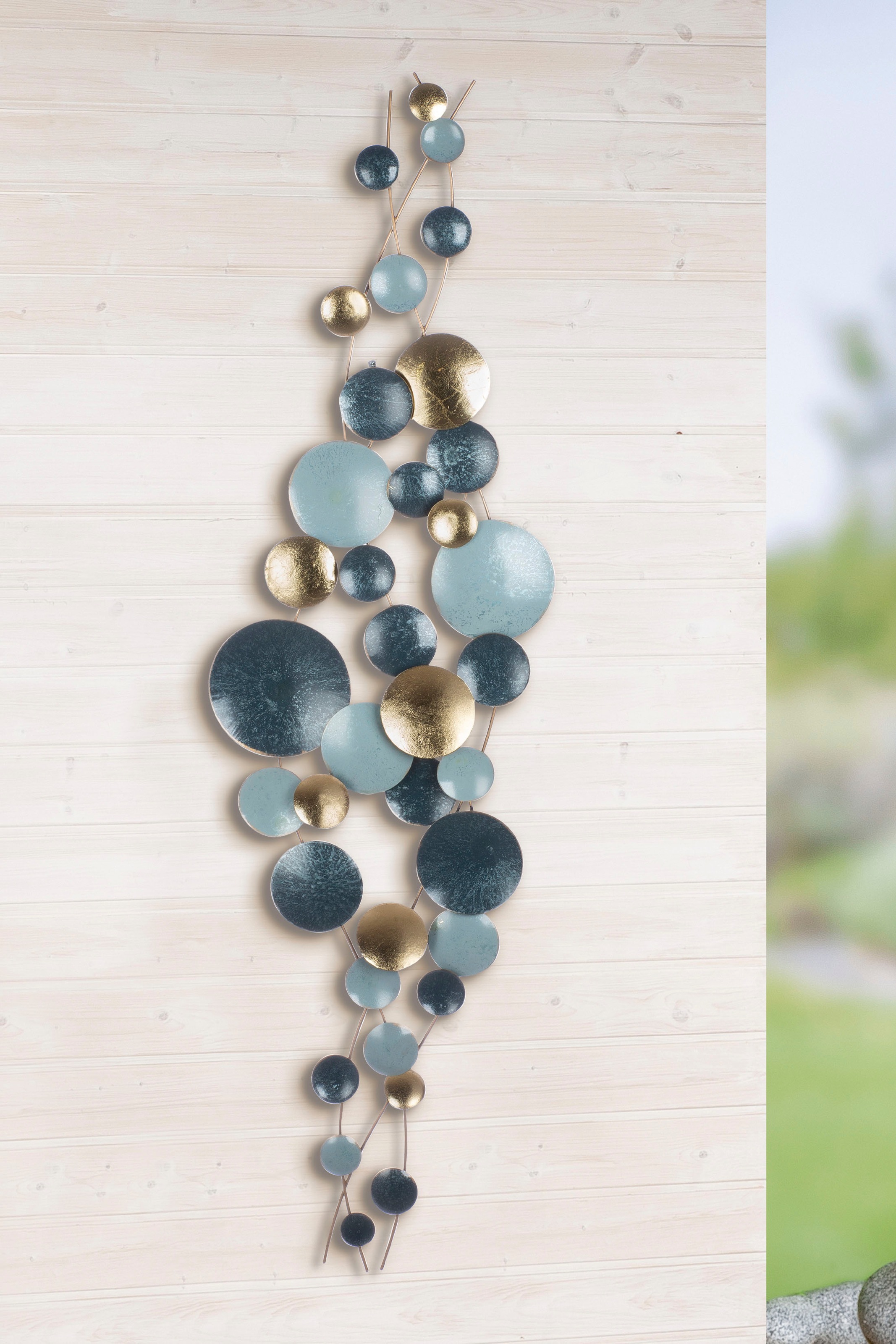 Casablanca by Gilde Wanddekoobjekt "Wandrelief Turquoise" günstig online kaufen