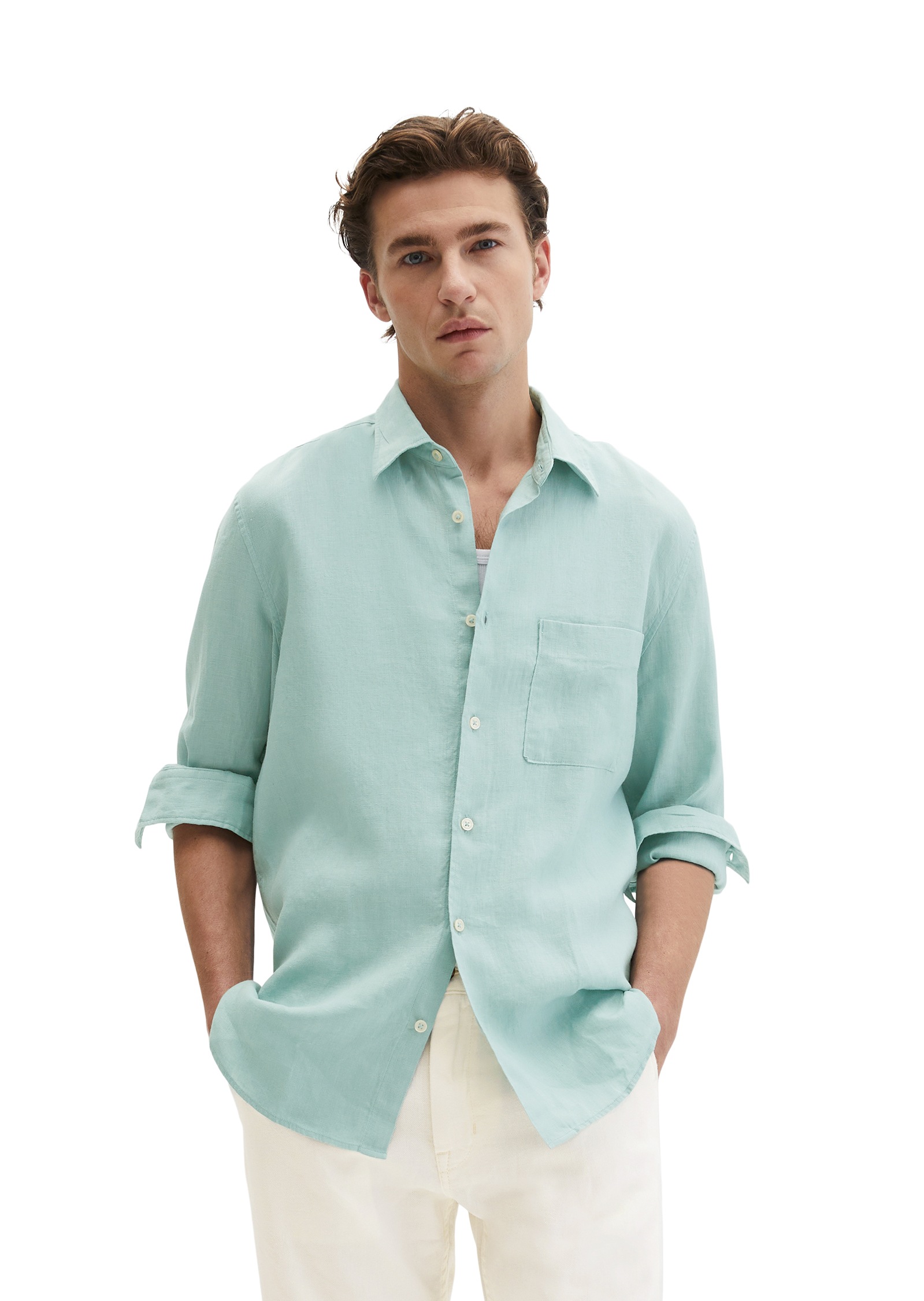 Marc OPolo Leinenhemd im klassisch cleanen Look günstig online kaufen