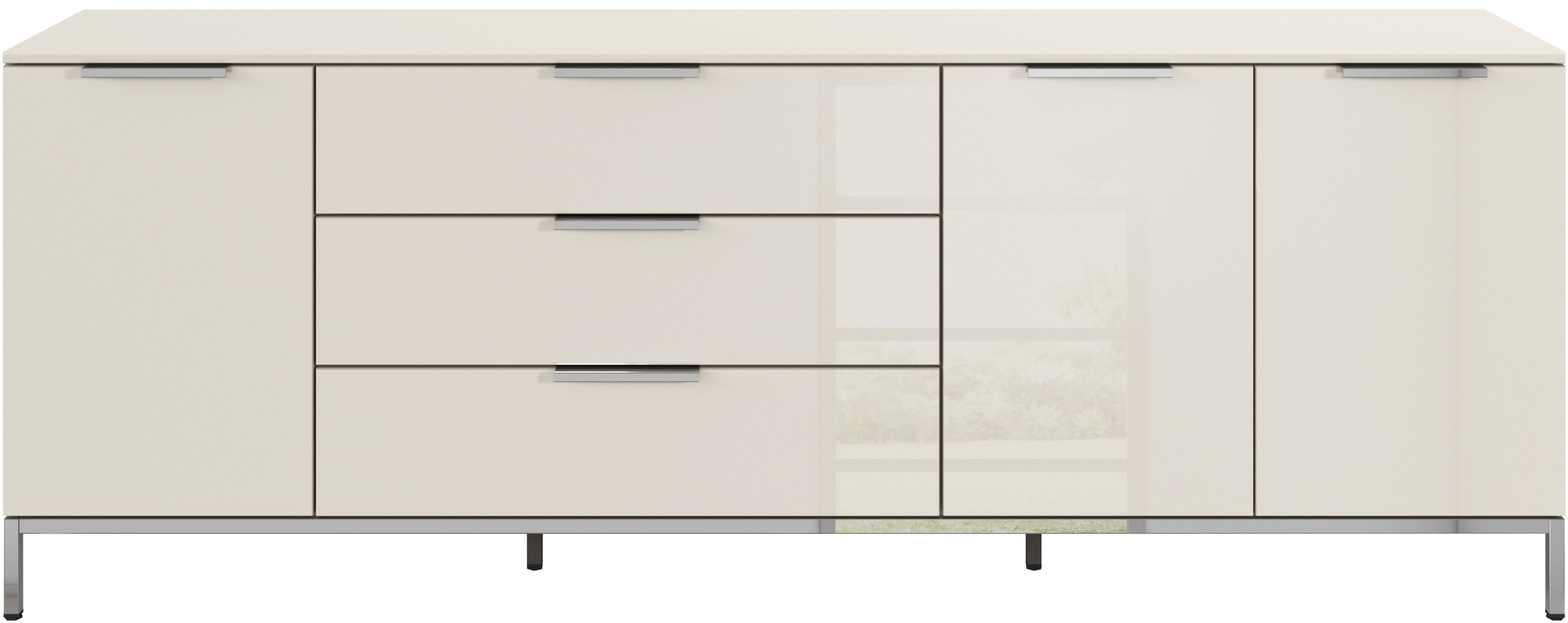 rauch Kombikommode "Kommode Türkommode Sideboard Kombikommode FLIPP mit Gla günstig online kaufen