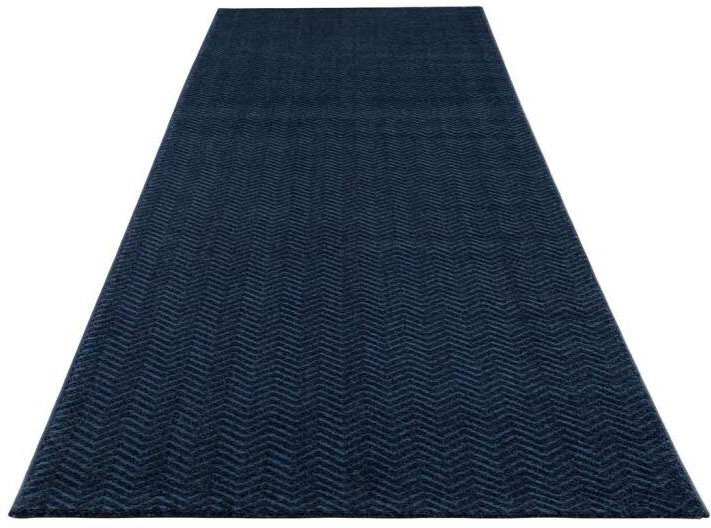 Carpet City Teppich "Friseé-Teppich FANCY805" rechteckig 12 mm Höhe Läufer, günstig online kaufen