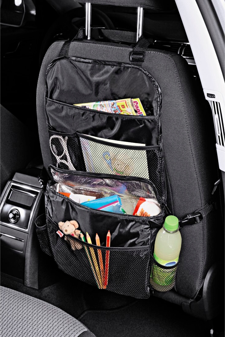 Hama Auto-Rückenlehnentasche »Automotive Organizer mit Iso-Fach, Schwarz Auto-Organizer«