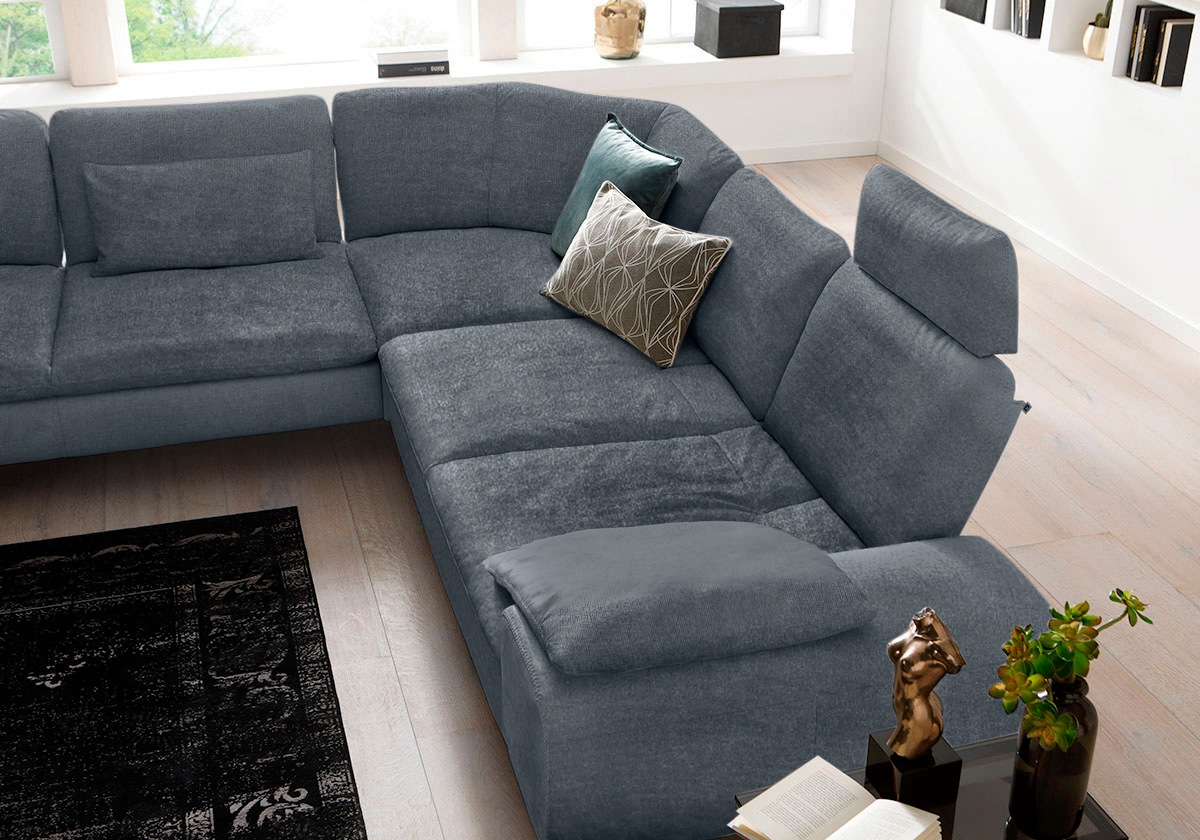 W.SCHILLIG Ecksofa »valentinoo, Designsofa, elegant und bequem, L-Form«, (Set), mit Sitztiefenverstellung, Breite 318 cm