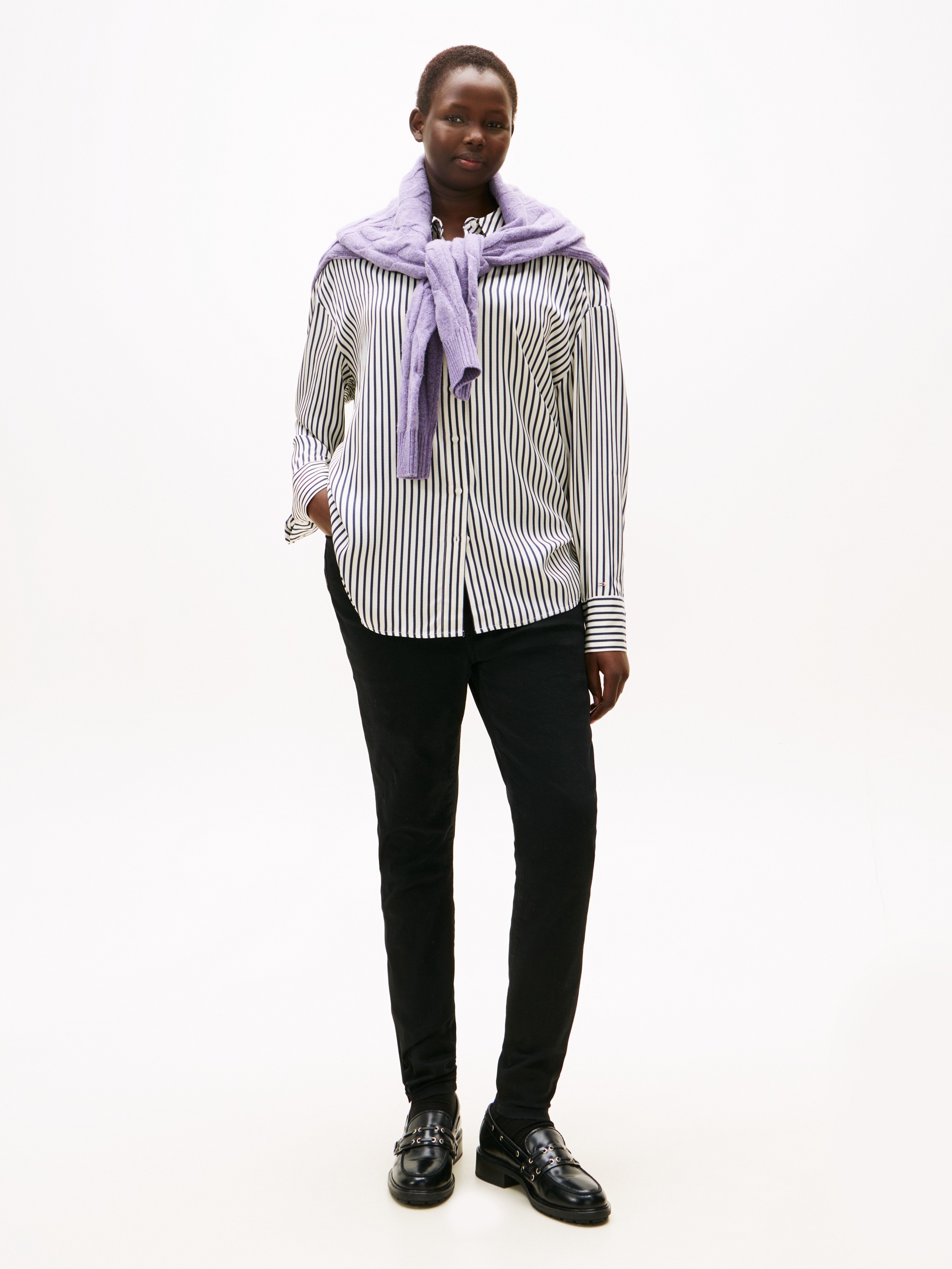 Thumbnail - Tommy Hilfiger Curve Skinny-fit-Jeans "CRV DNM BLACK HARLEM U SKINNY HW" in großen Größen