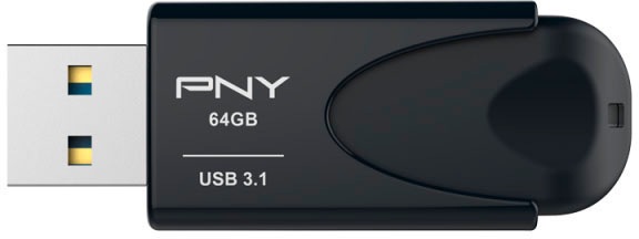 PNY USB-Stick »Attache 4«, (USB 3.1 Lesegeschwindigkeit 80 MB/s)