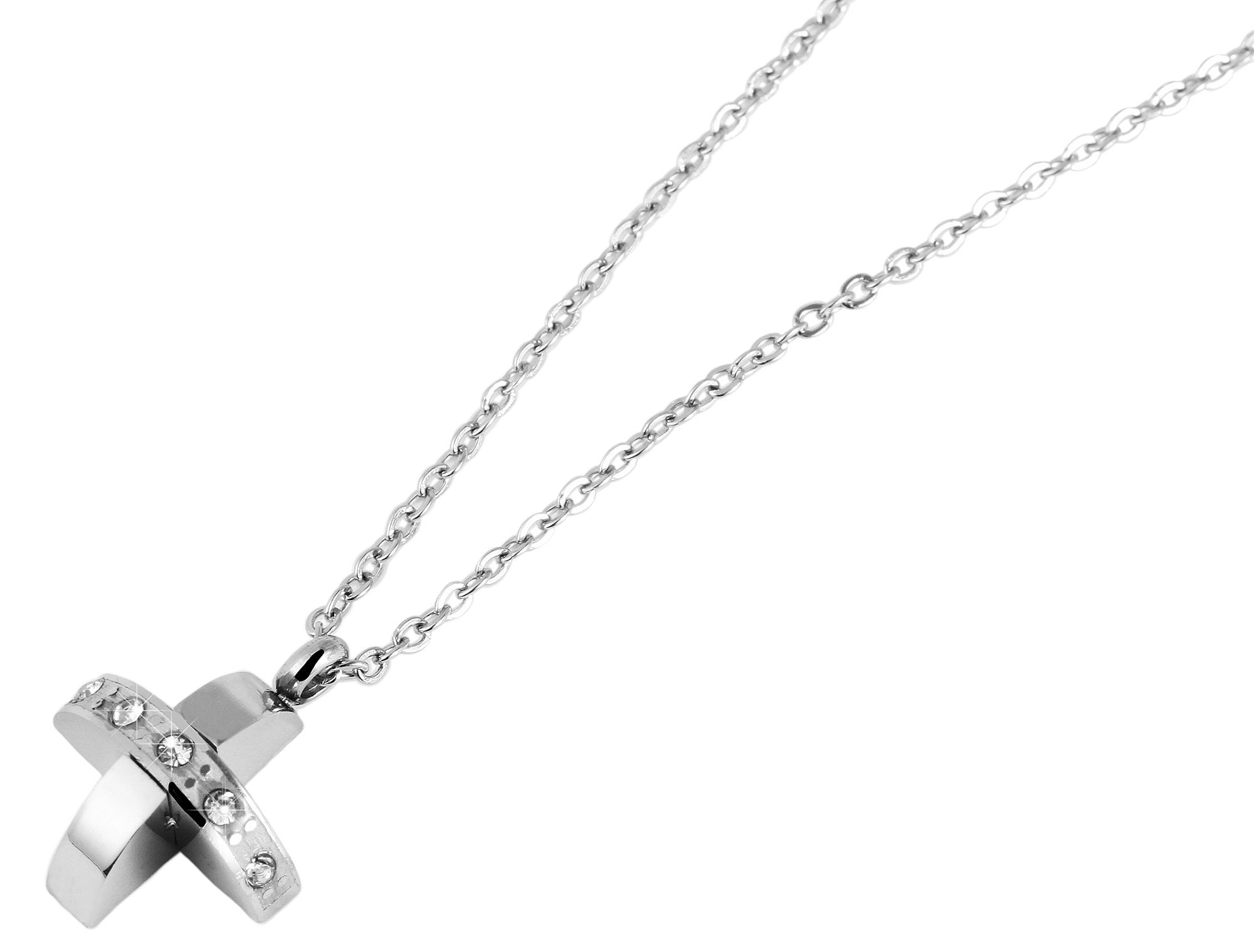 Adelia´s Kette ohne Anhänger »Damen Halskette mit Anhänger – Kreuz aus Edelstahl« Ideal als Geschenk für besondere Anlässe
