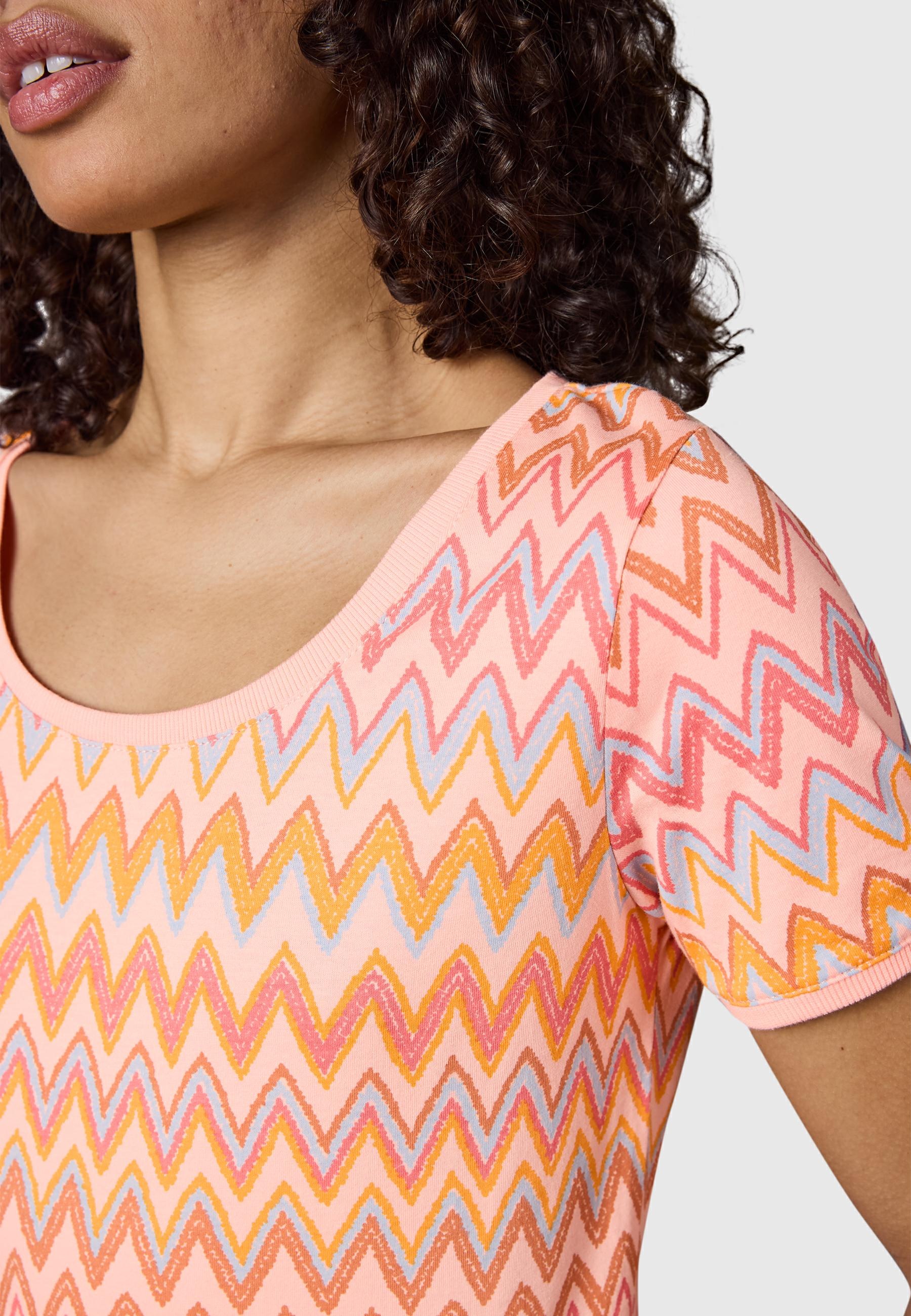 Ragwear Minikleid »Baomi Print YOUMODO« Außentaschen | Eingrifftaschen Gemustertes kurzes Sommerkleid mit Taillenkordel