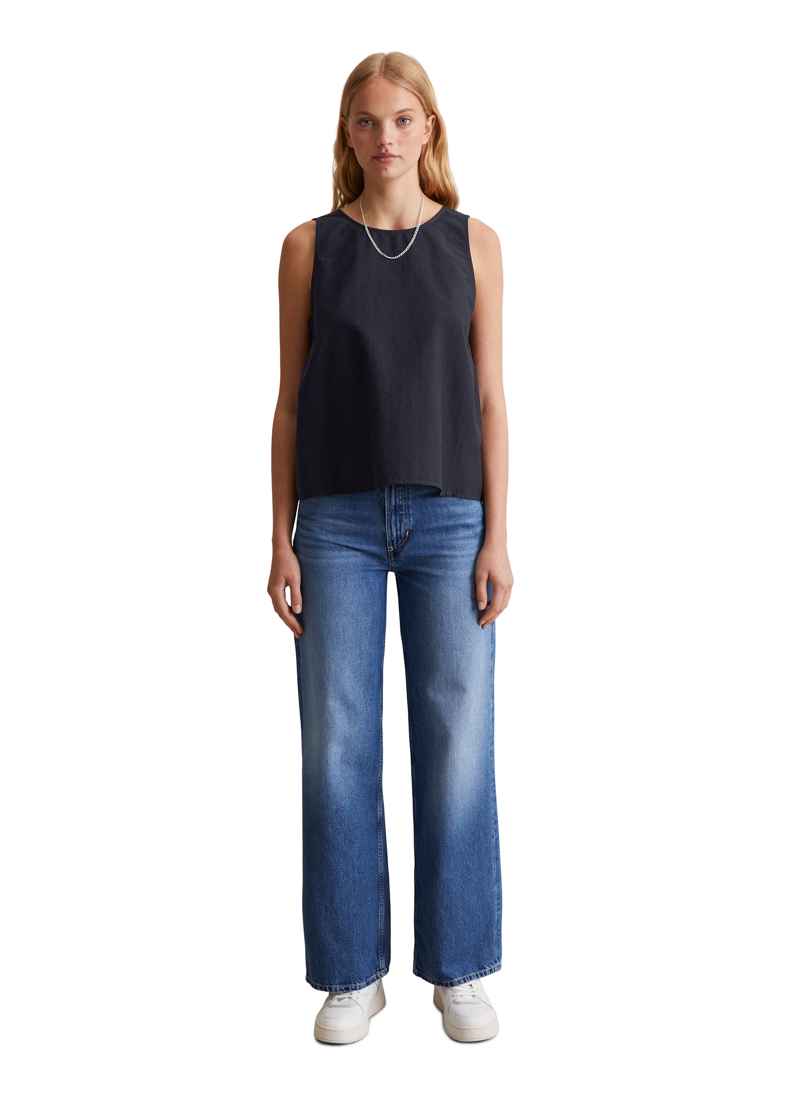Marc O'Polo DENIM Blusentop »aus Organic-Cotton-Mix«