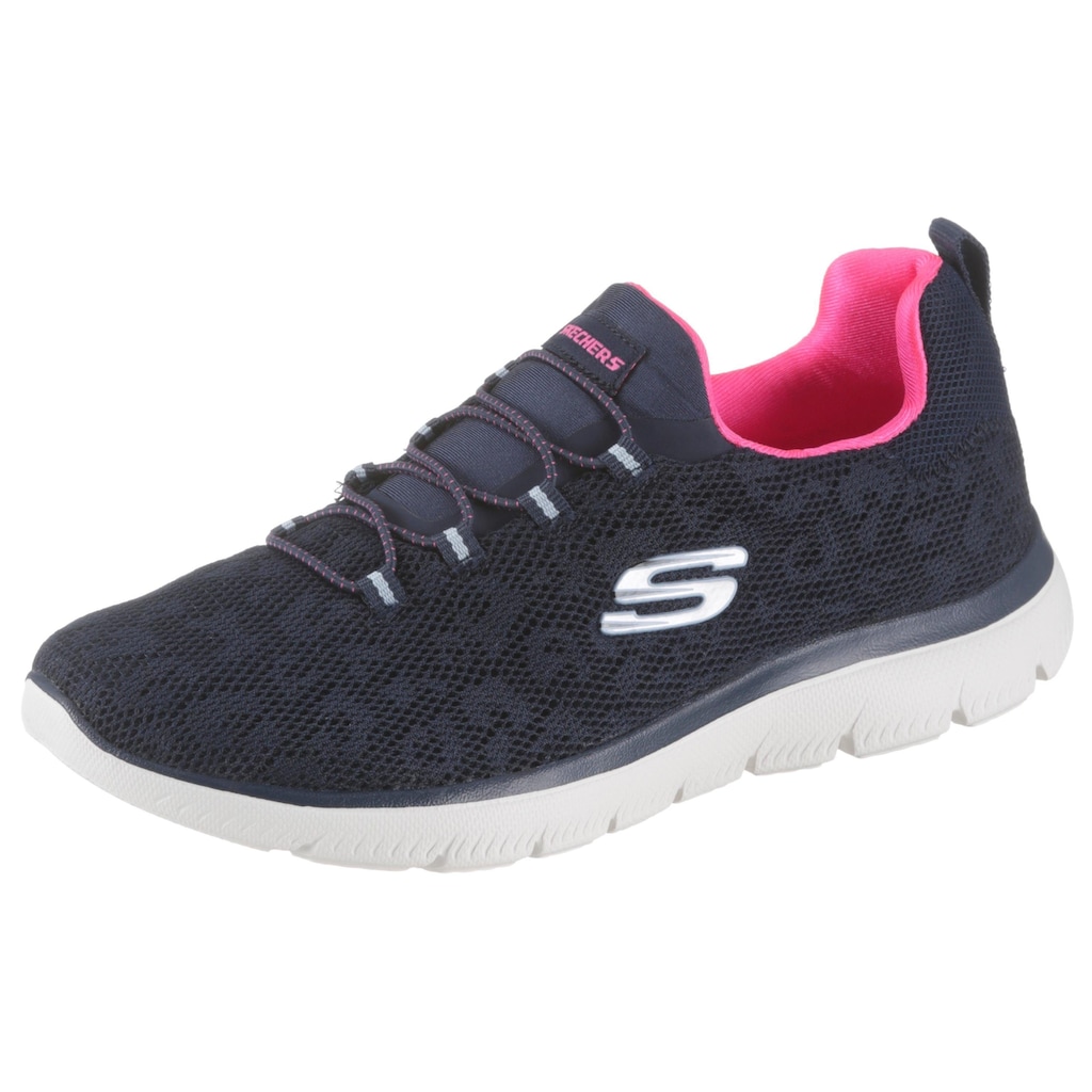 Skechers Slip-On Sneaker »Summits«, Slipper, Freizeitschuh, Komfortschuh mit Memory Foam