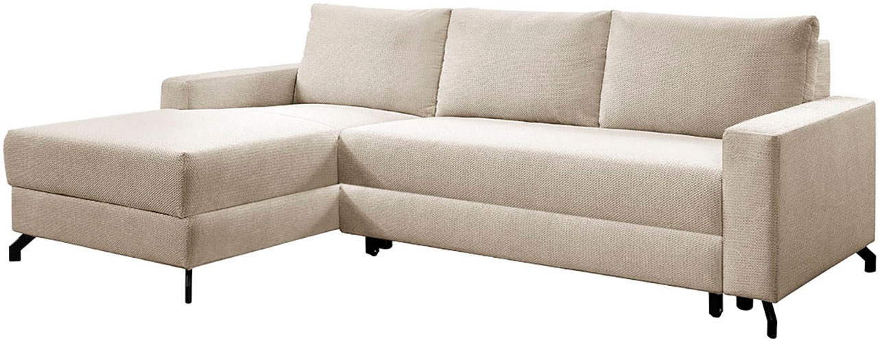 exxpo - sofa fashion Ecksofa "Quattro L-Form, B/T: 247/162 cm", wahlweise m günstig online kaufen