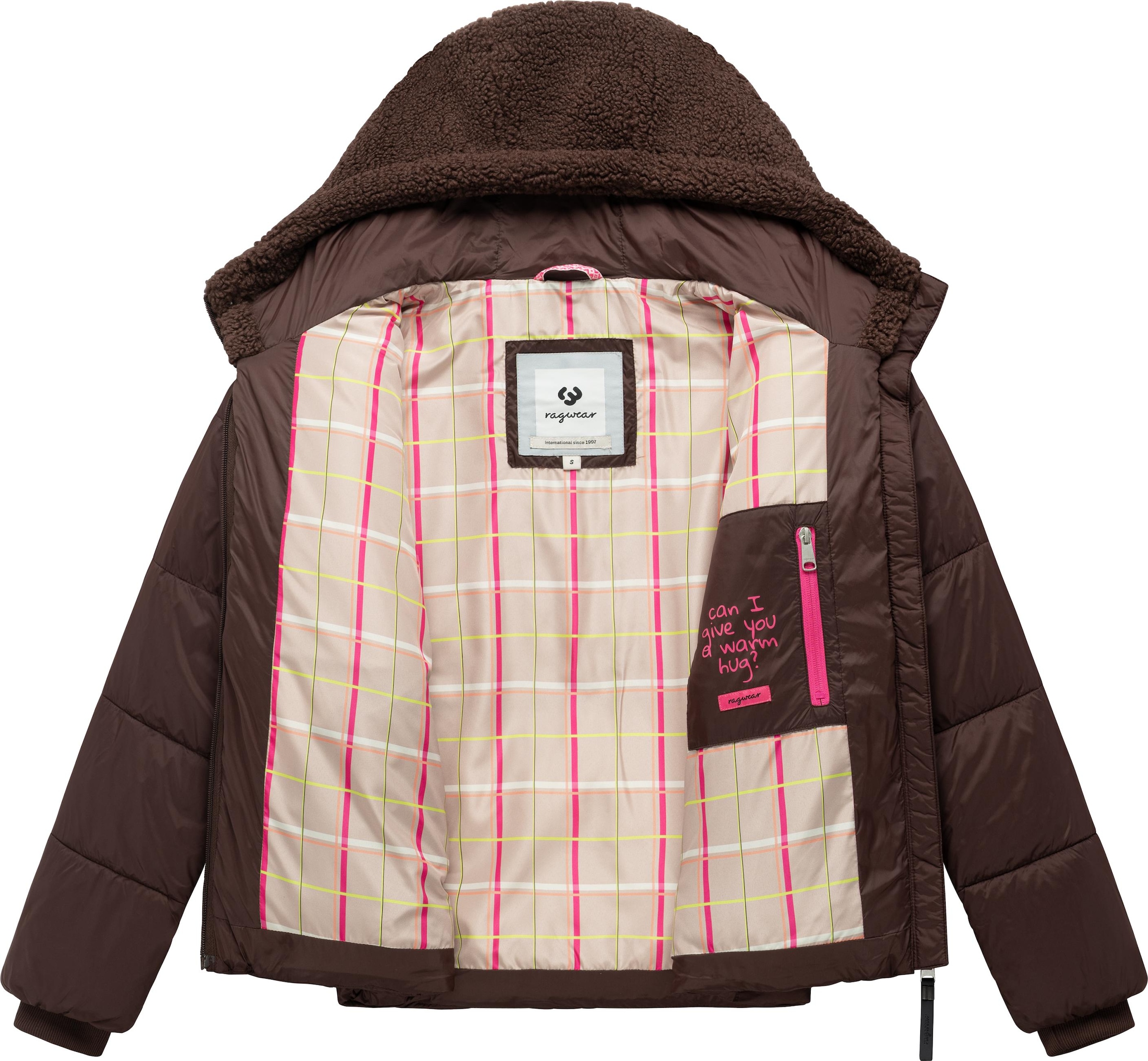 Ragwear Winterjacke »Patuff Y« mit Kapuze Winter Damen Steppjacke im Materialmix