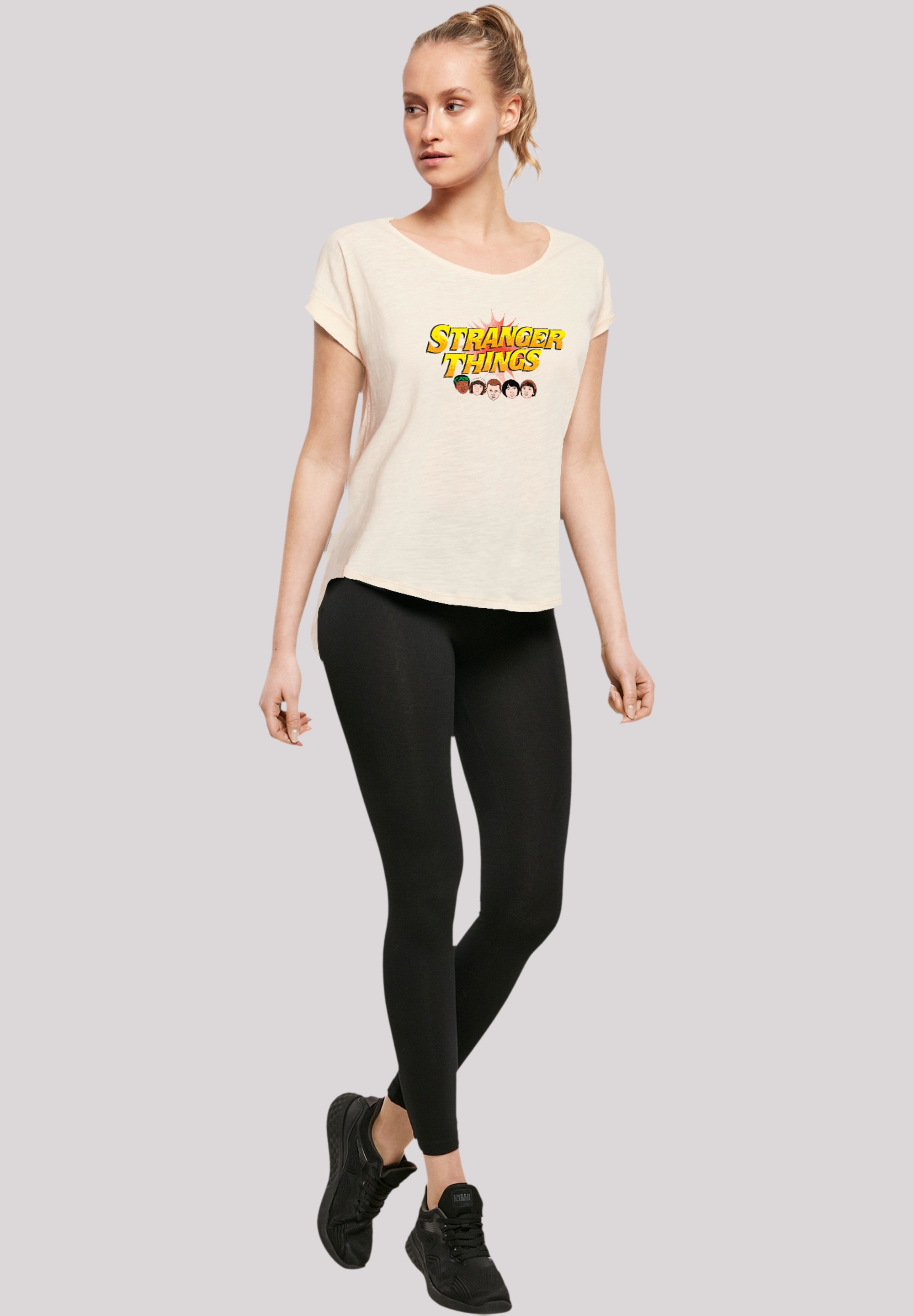 F4NT4STIC T-Shirt »Stranger Things Comic Heads Netflix TV Series«, Premium Qualität