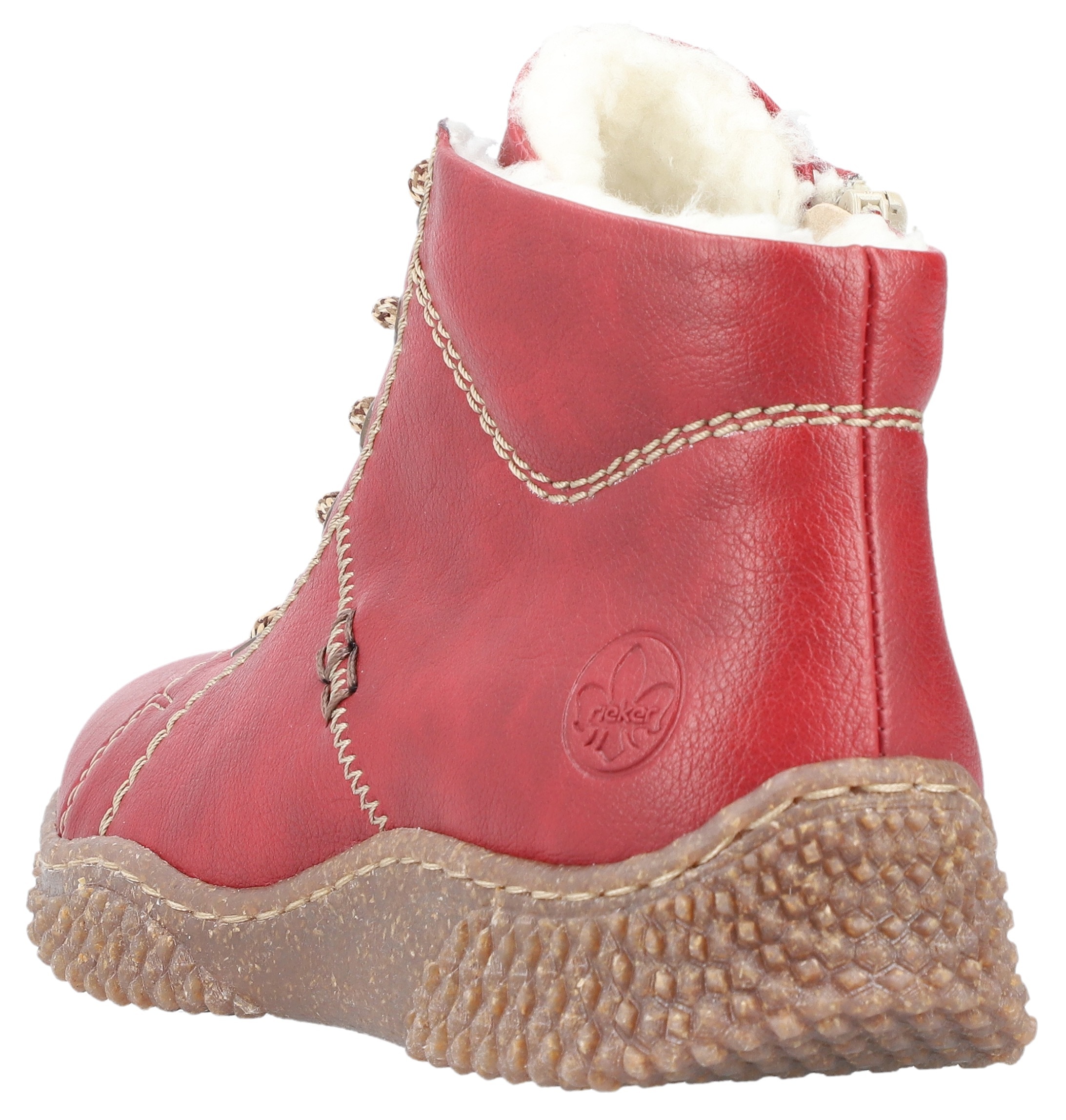 Rieker Winterboots, Schnürboots, Stiefelette, High Top Sneaker mit Innenreißverschluss