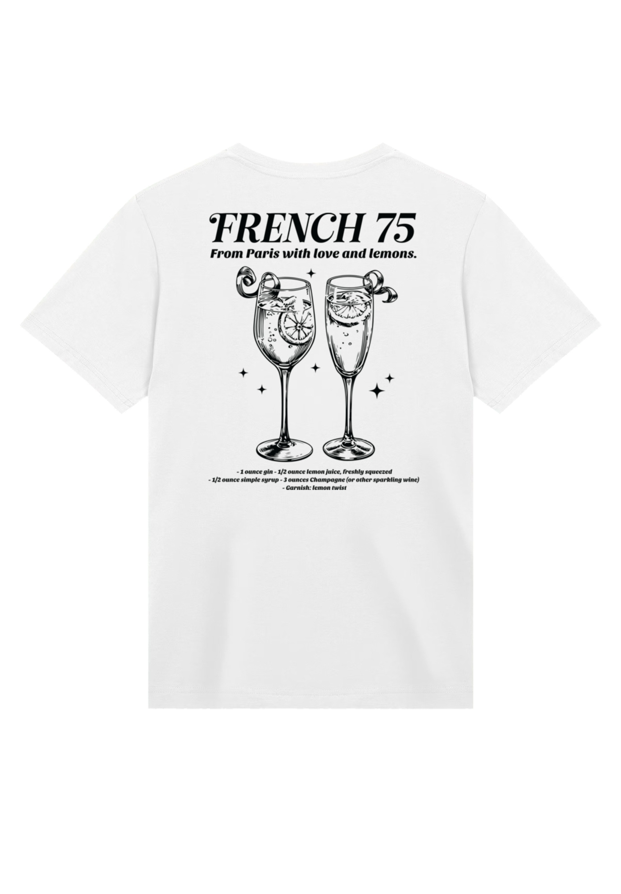 F4NT4STIC T-Shirt "French 75 From Paris With Love", Premium Qualität günstig online kaufen