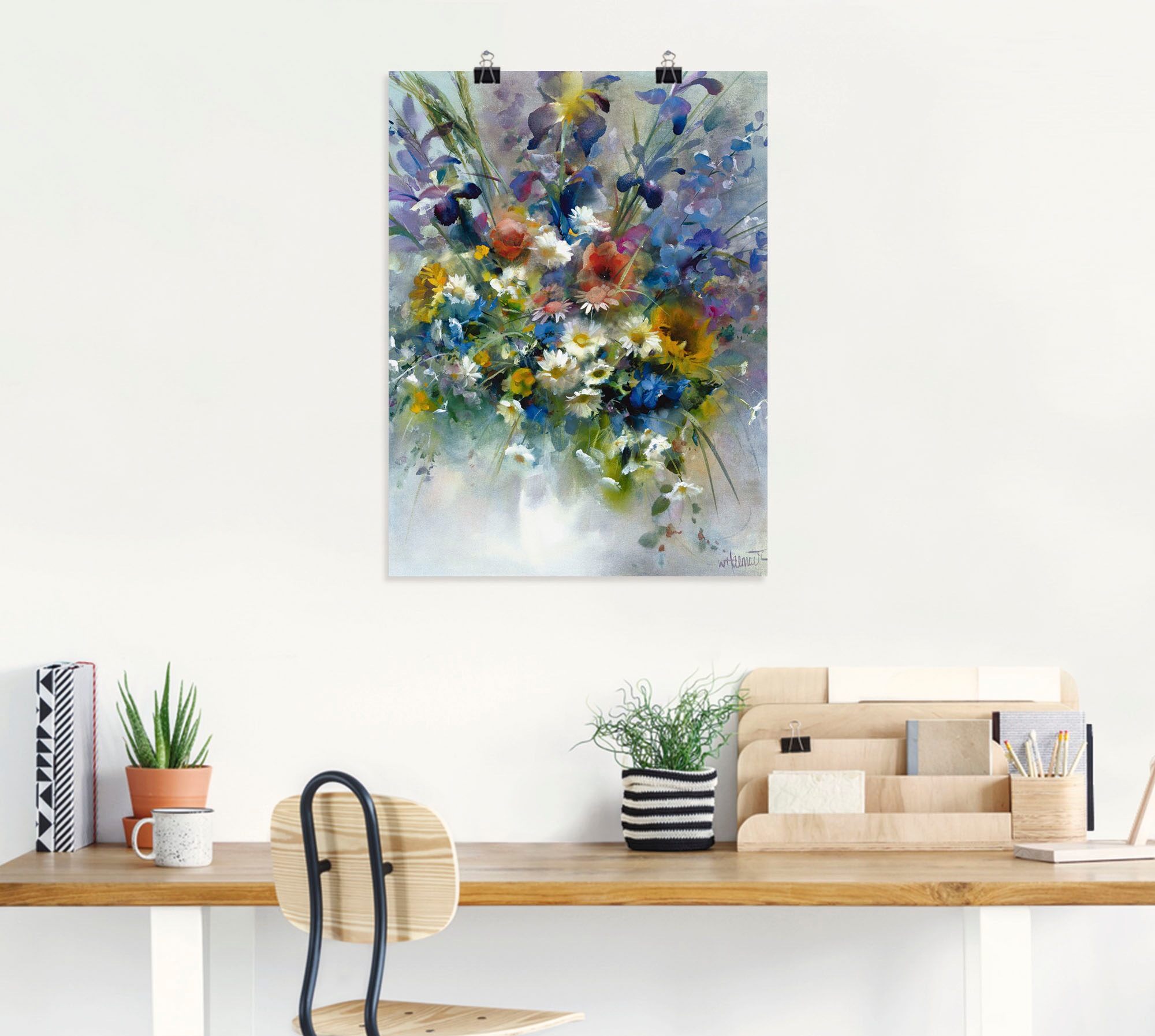 Artland Wandbild »Blumen Impression« Blumen 1 Stk. tlg. als Leinwandbild, Poster in verschied. Größen