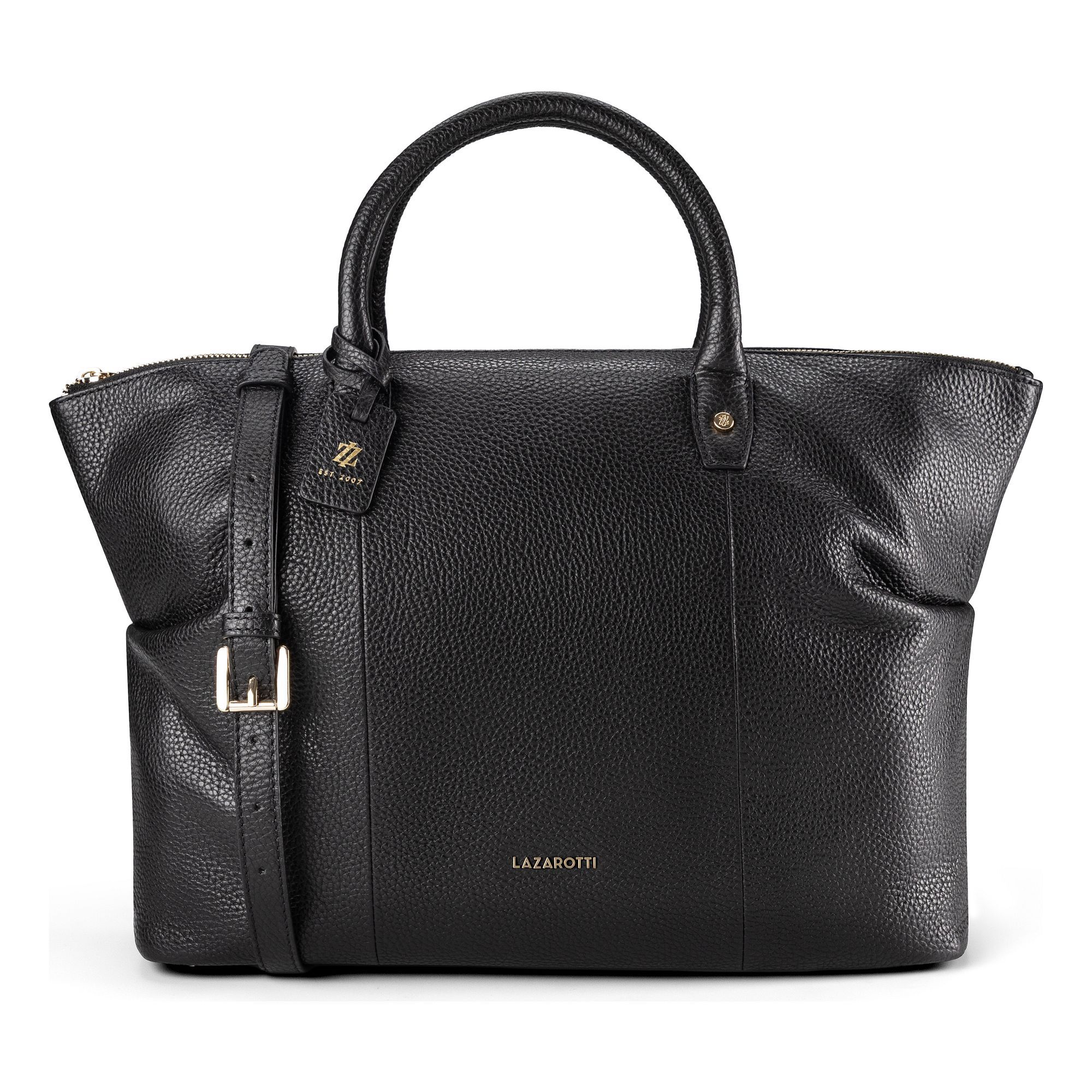 Lazarotti "Bologna Leather Shopper Tasche Leder 36 cm"