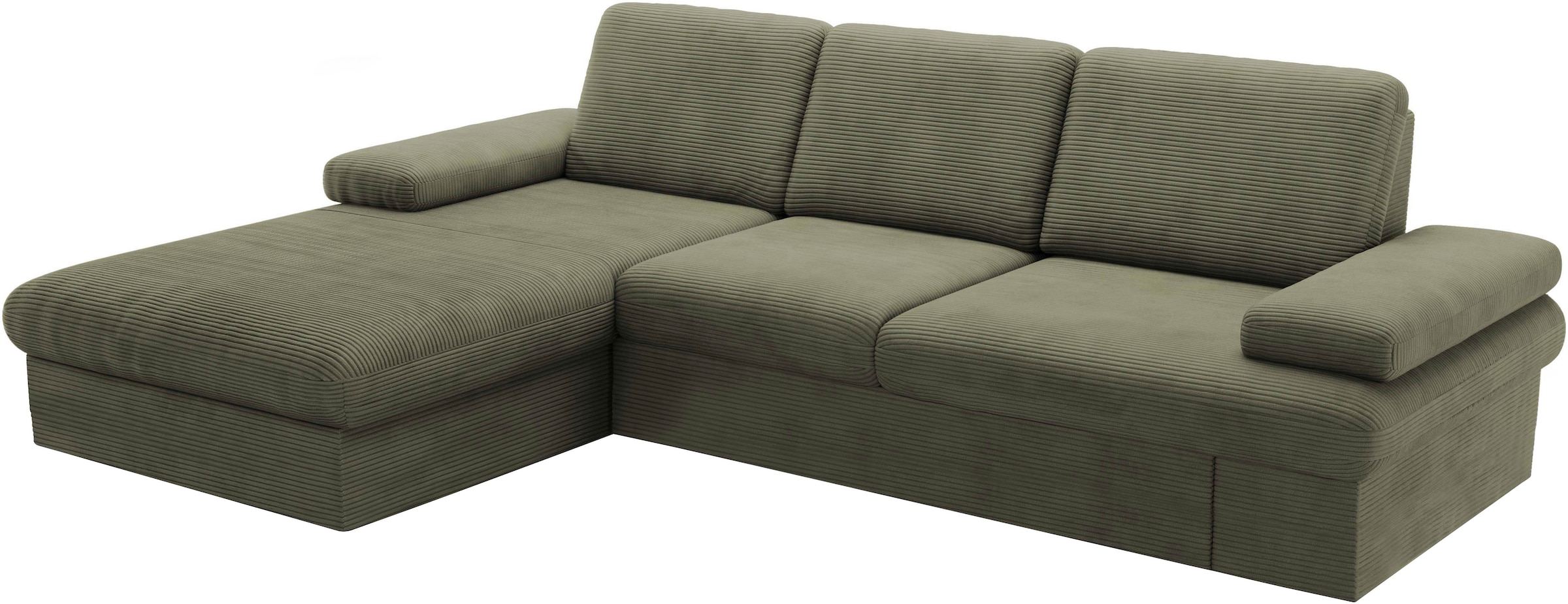 sit&more Ecksofa »Moreno«, mit Armteilverstellung,wahlweise mit Bettfunktion