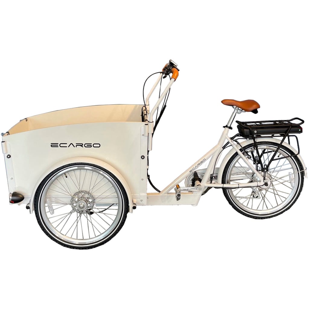 GreenStreet E-Bike »Elektrolastenrad E-Cargo«, 7 Gang, Shimano, Acera, Heckmotor 250 W