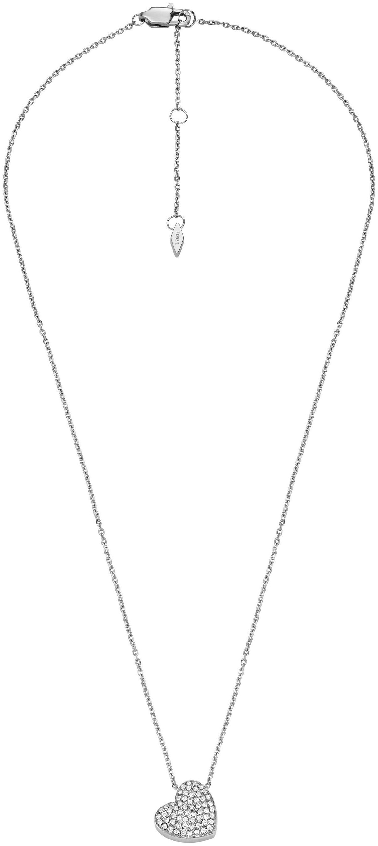 Fossil Kette mit Anhänger »SADIE, JF04674040«, mit Glasstein