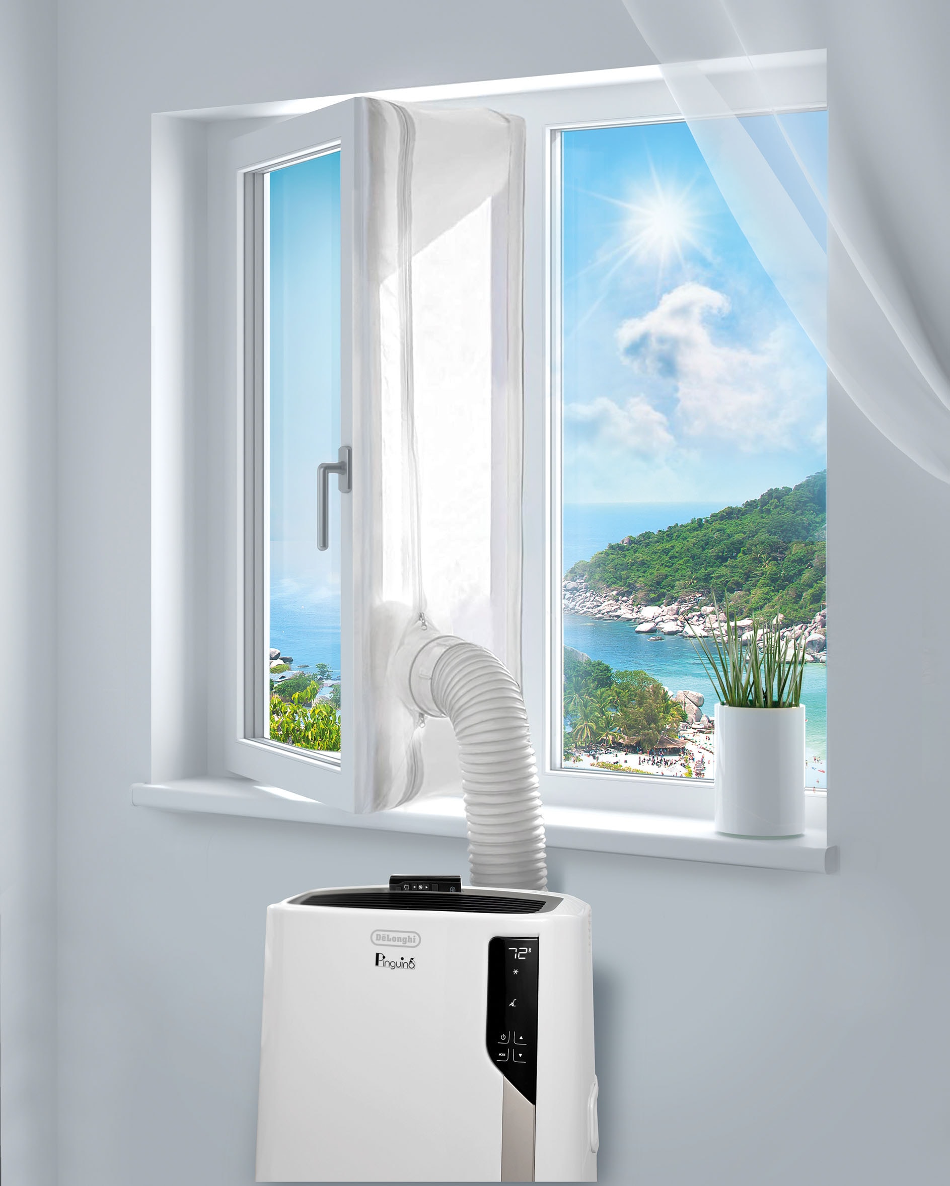 De'Longhi Fenster-Set Erweiterung »DLSA012 Universal Fenster-Installationskit«