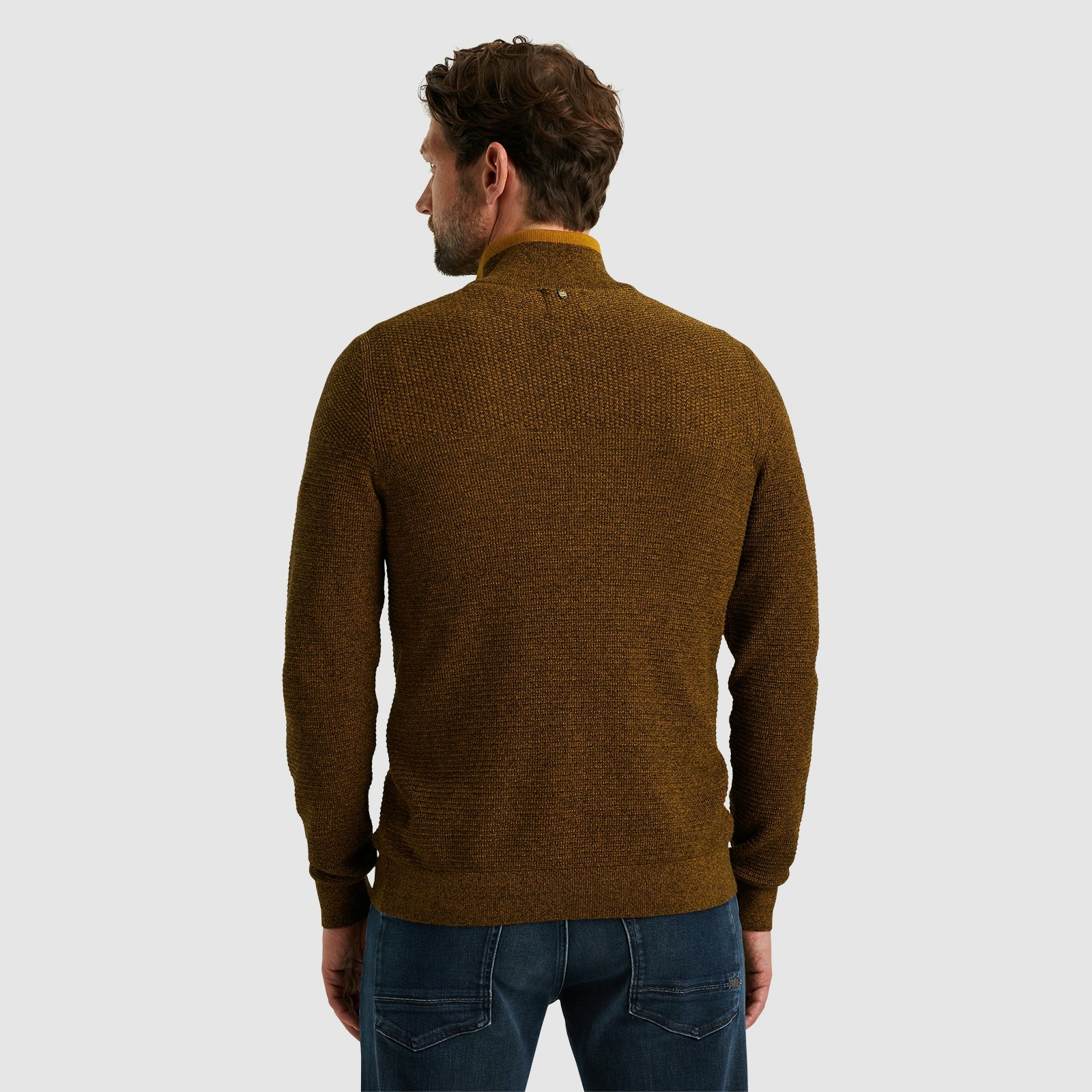 PME LEGEND Troyer »Half zip collar cotton mouline«, mit Logostickerei