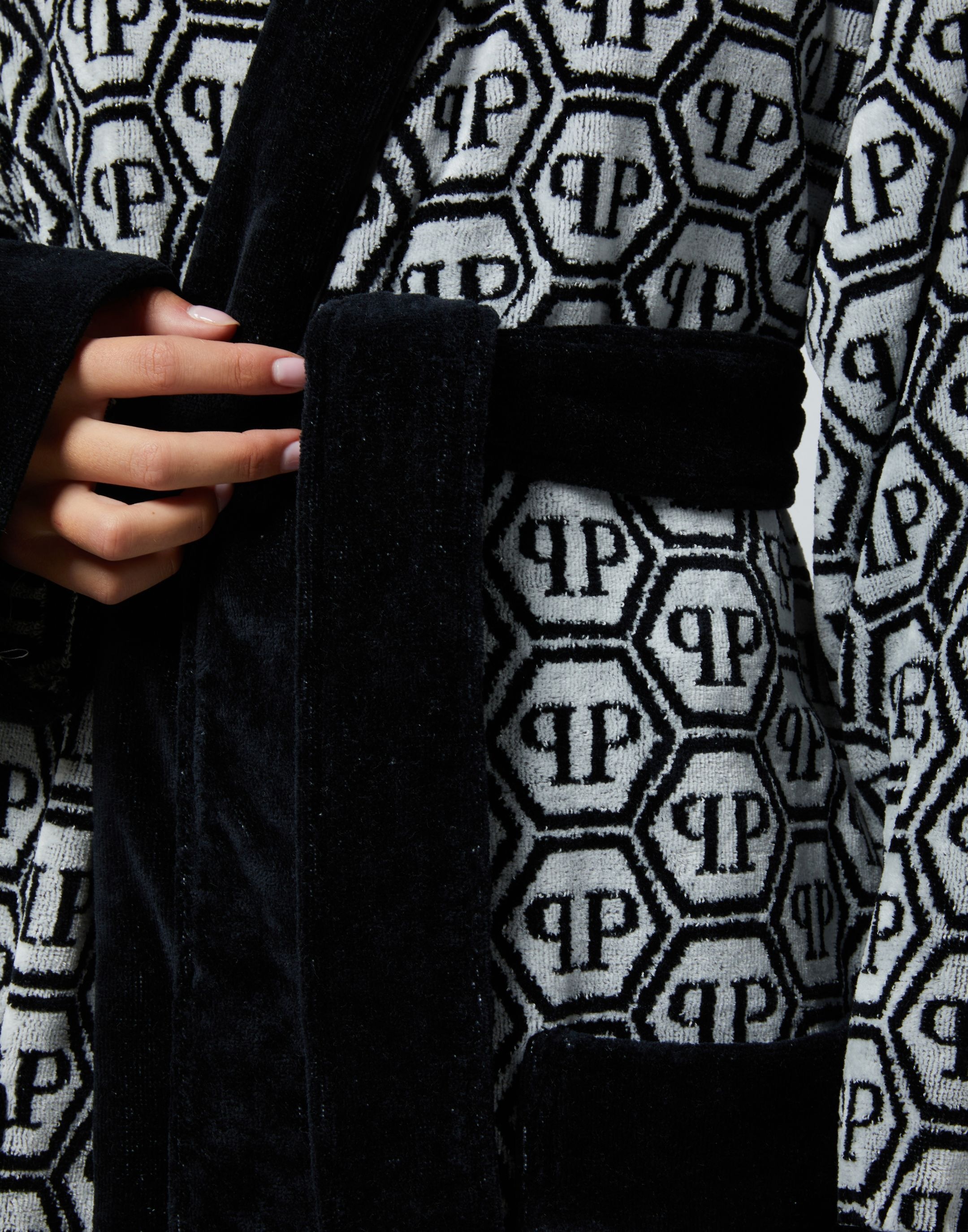 PHILIPP PLEIN Bademantel »Hooded Bathrobe PP«