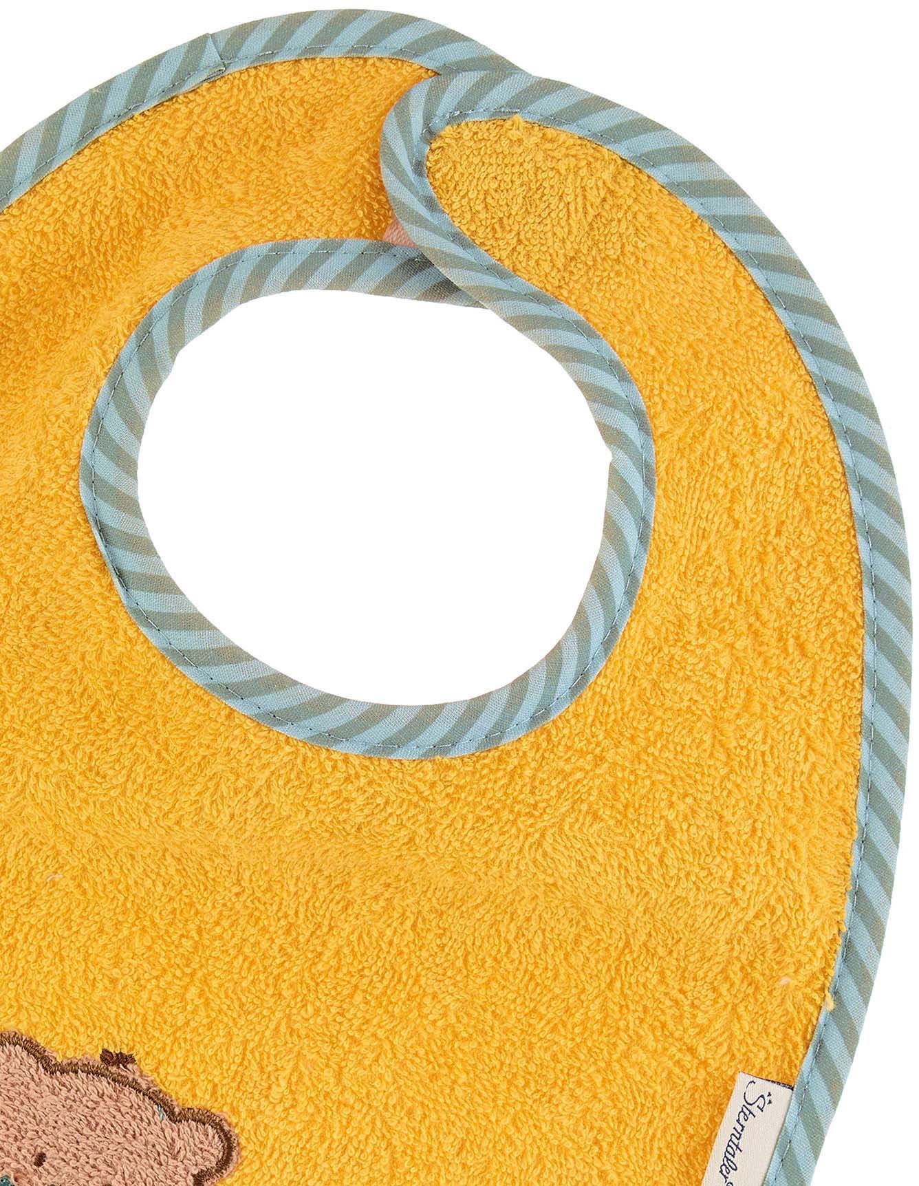 Sterntaler® Lätzchen »Klettlätzchen, Ben Frottee, gelb«