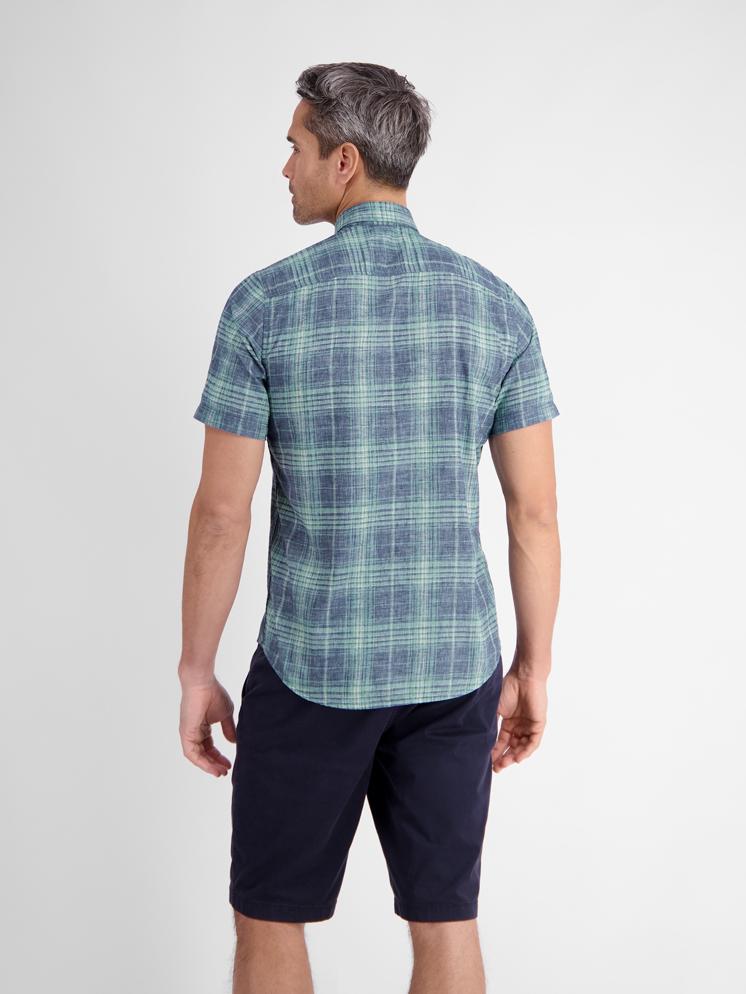 LERROS Kurzarmhemd "Kariertes Kurzarmhemd für Herren" günstig online kaufen