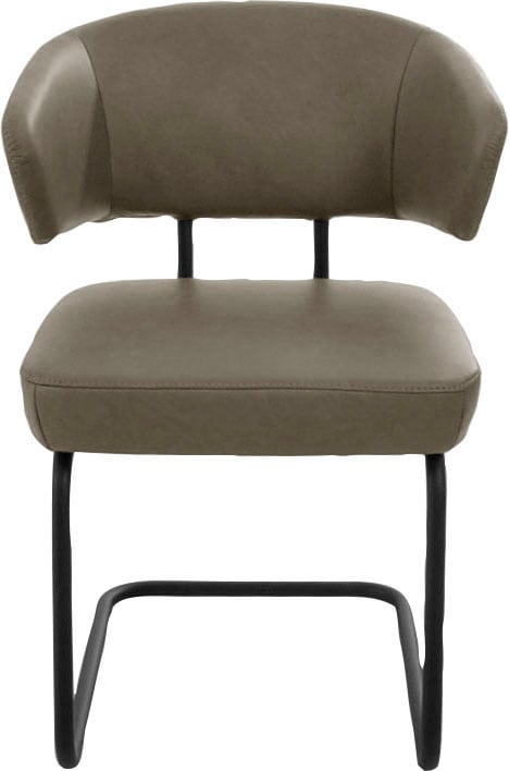 K+W Komfort & Wohnen Freischwinger "Mikkado Tube" () 1 Stk.abgerundeter Rüc günstig online kaufen