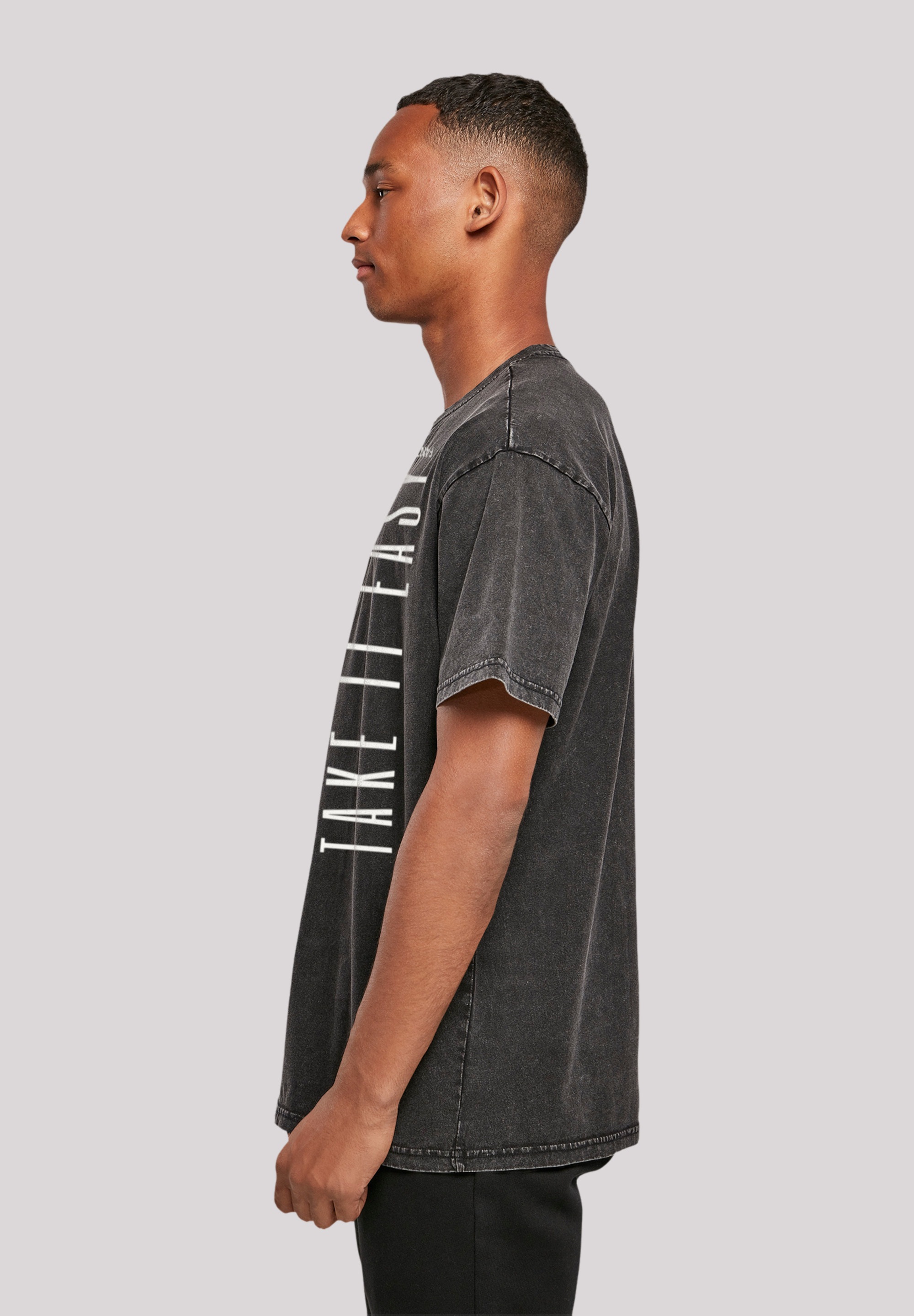 F4NT4STIC T-Shirt »Take It Easy Text«, Print