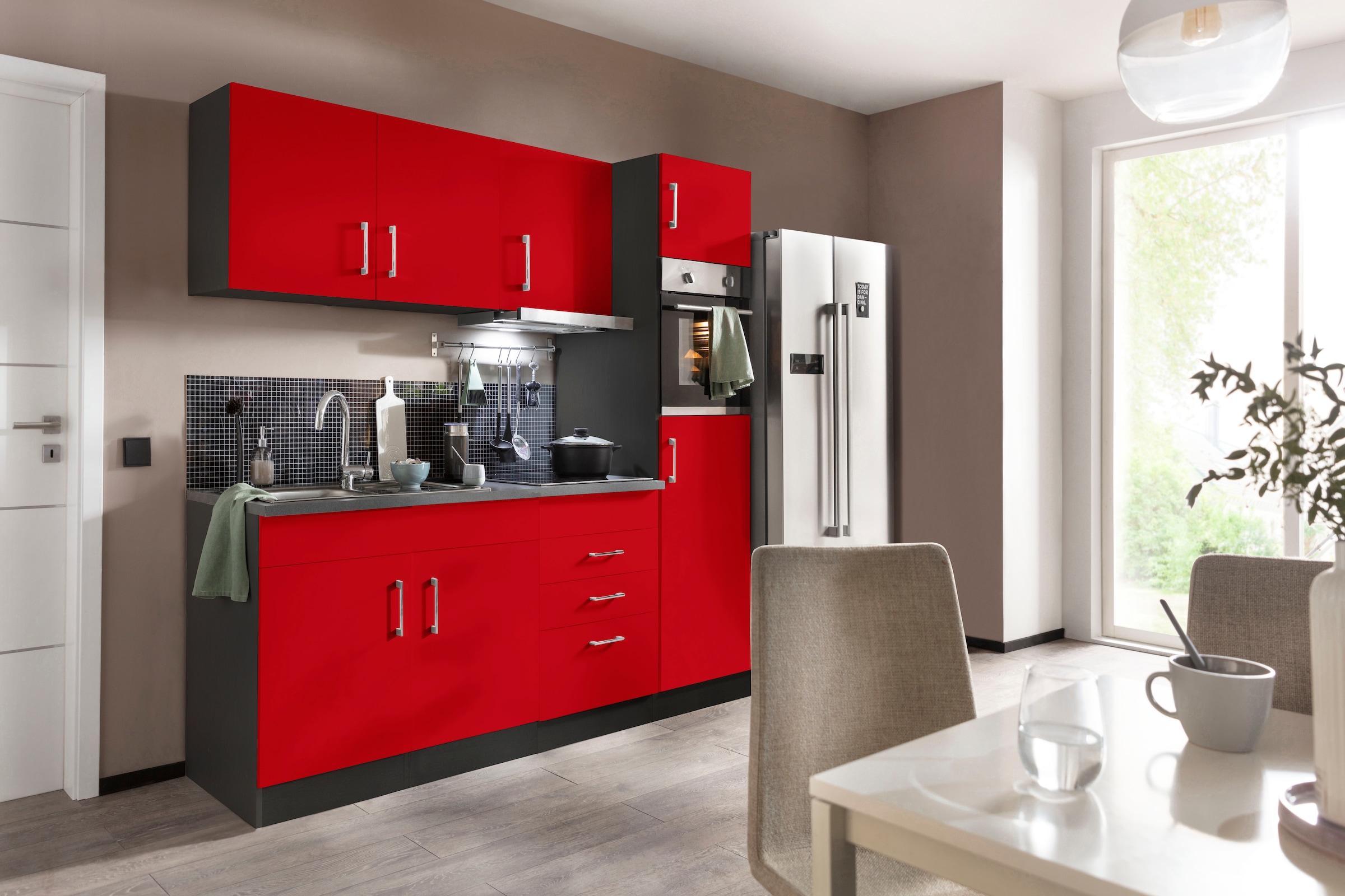 KOCHSTATION Küchenzeile "KS-Paris – Küchen mit einzigartigen Fotomotiven au günstig online kaufen