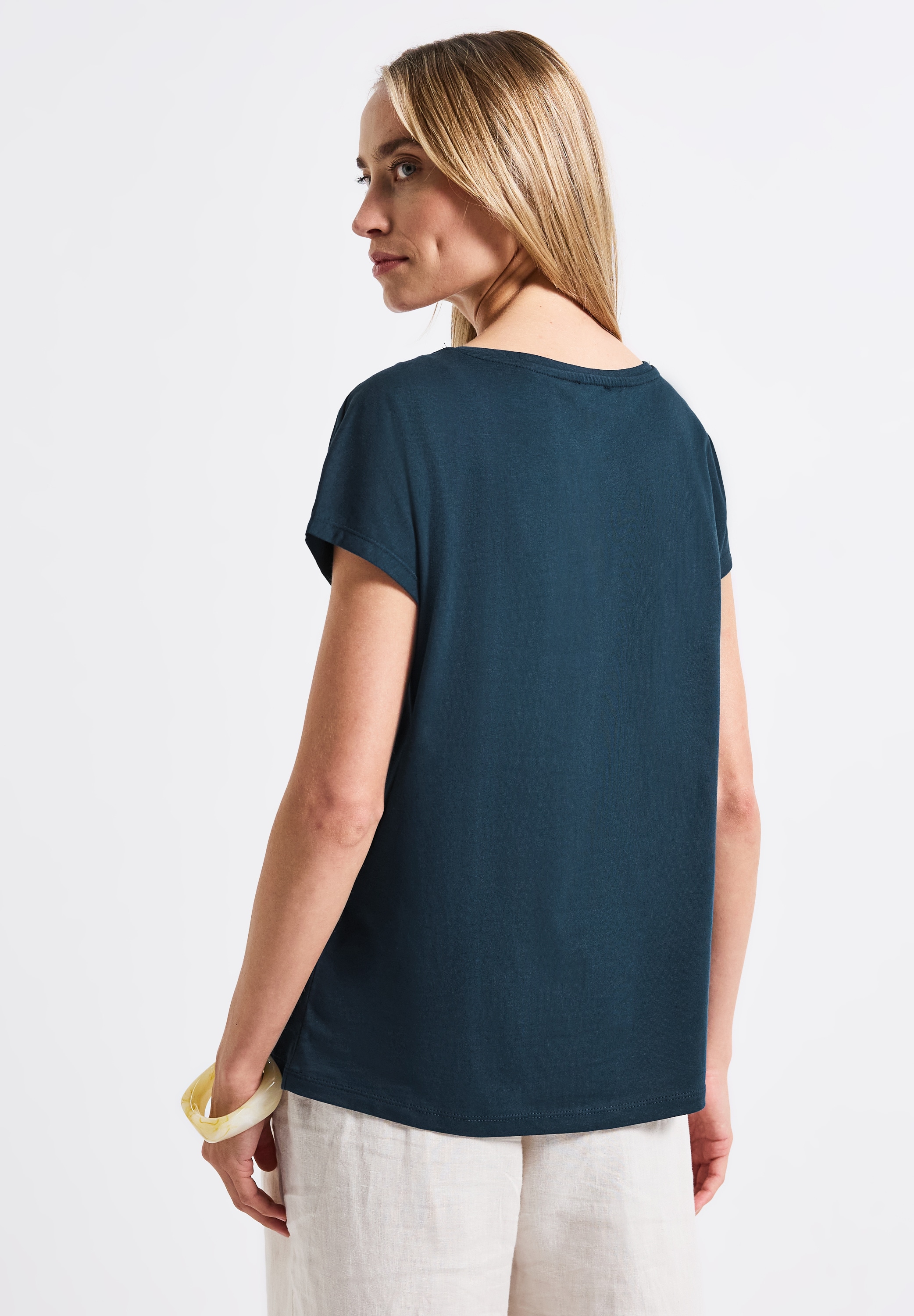STREET ONE T-Shirt, im soften Baumwoll-Mix