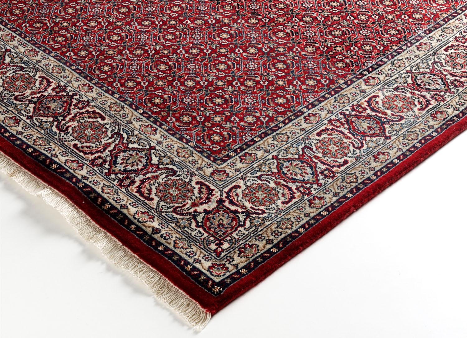 OCI DIE TEPPICHMARKE Orientteppich »Sultan Herati«, rechteckig, 15 mm Höhe, hochwertig handgeknüpft, mit Fransen, Wohnzimmer