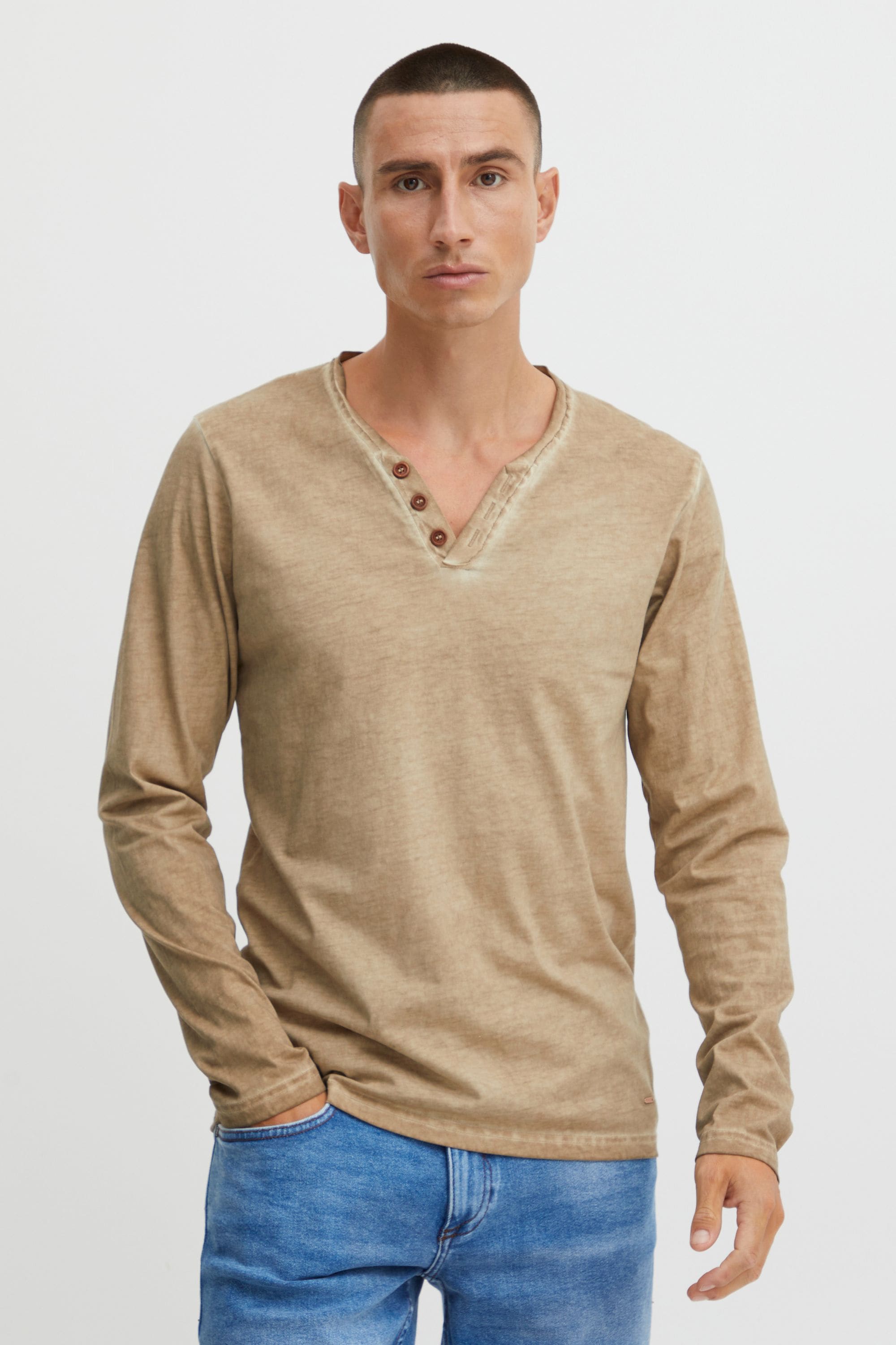 !Solid V-Shirt »V-Shirt SDTinox«
