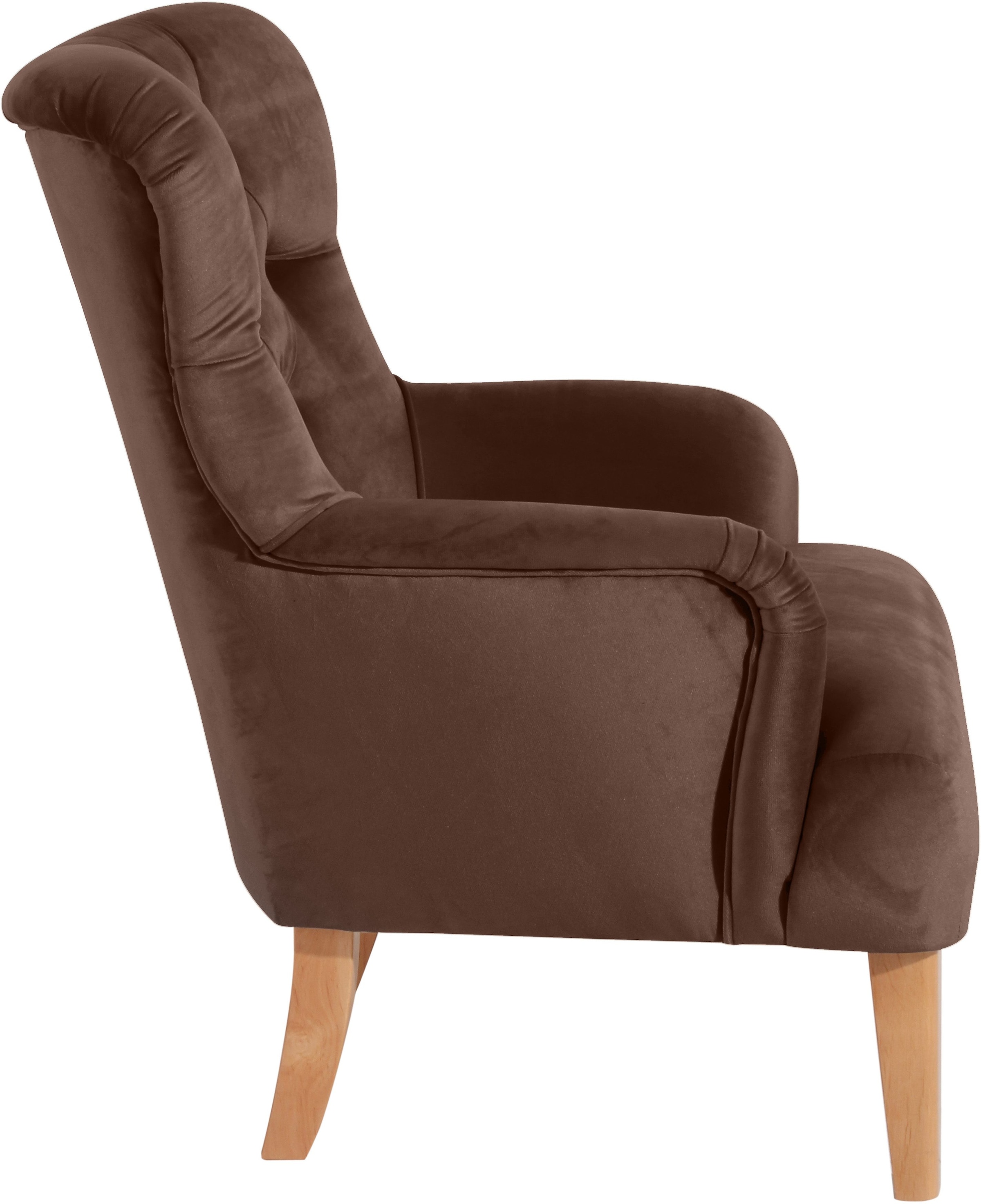 Max Winzer® Chesterfield-Sessel »Bradley«, mit edler Knopfheftung