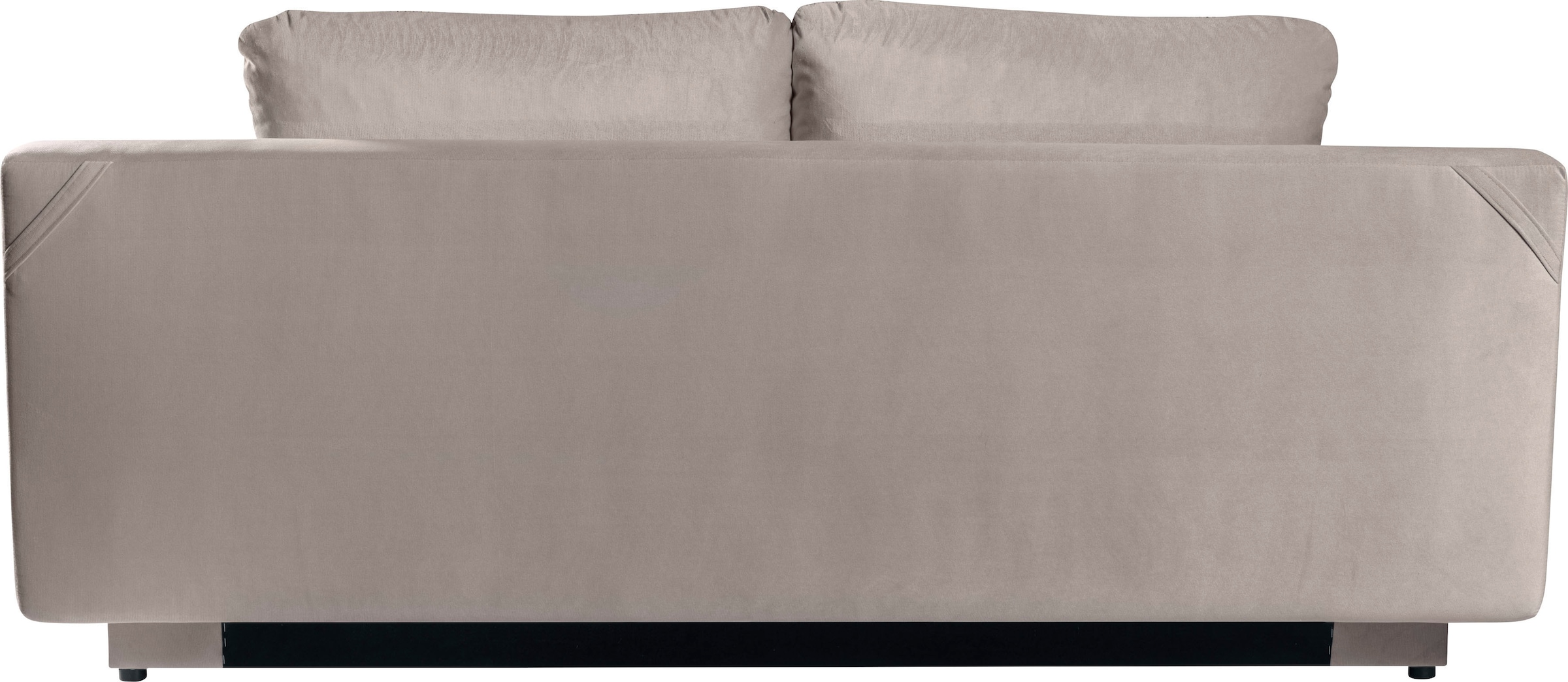 WERK2 Schlafsofa »Rosso Federkern, Bettkasten, Bettfunktion, Komfortsitzhöhe 45cm« Cord, Schlaffunktion, Bettkasten