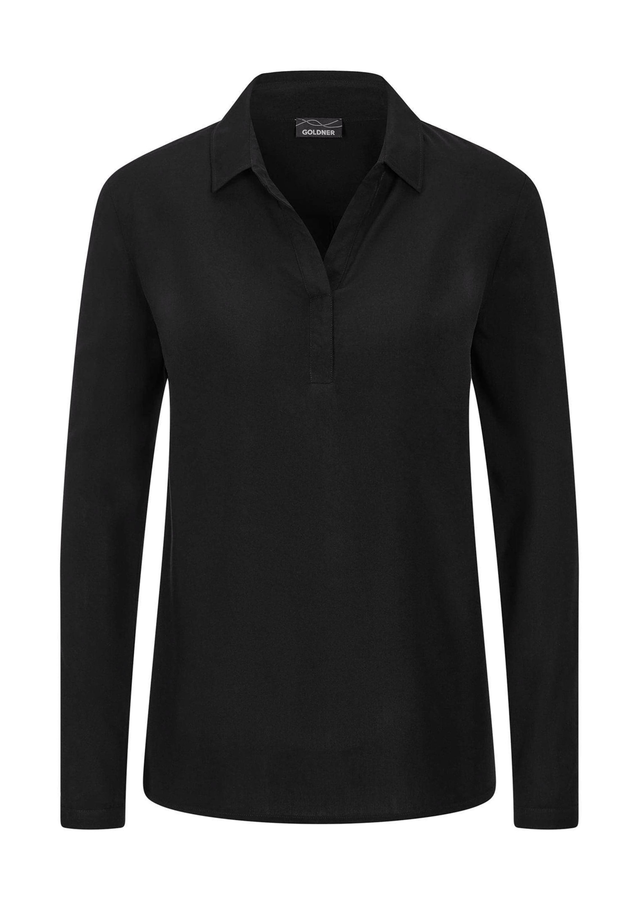GOLDNER Klassische Bluse "Kurzgröße Zeitlose Viskosebluse mit Hemdkragen" H günstig online kaufen