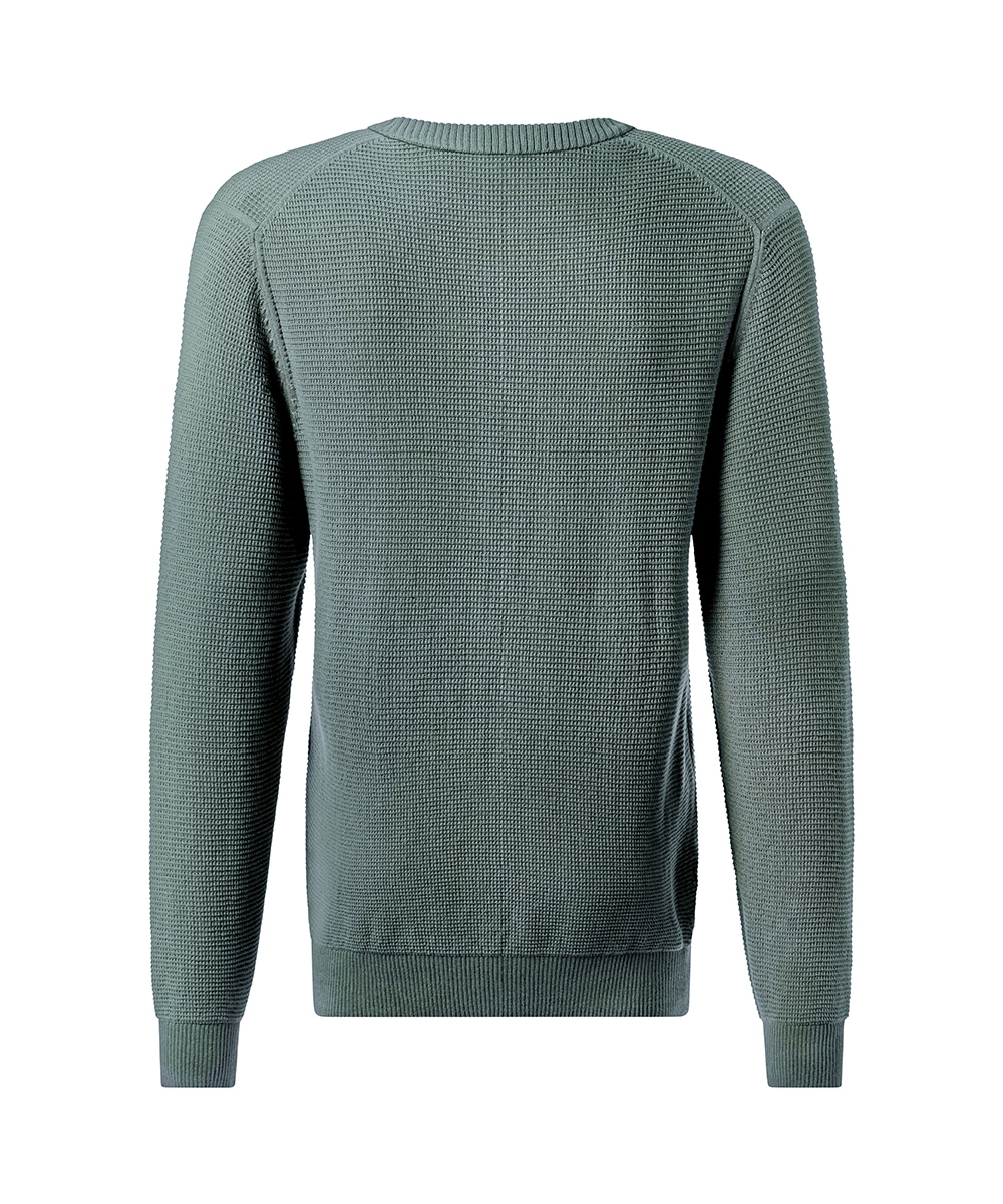 Pierre Cardin Rundhalspullover, mit Struktur