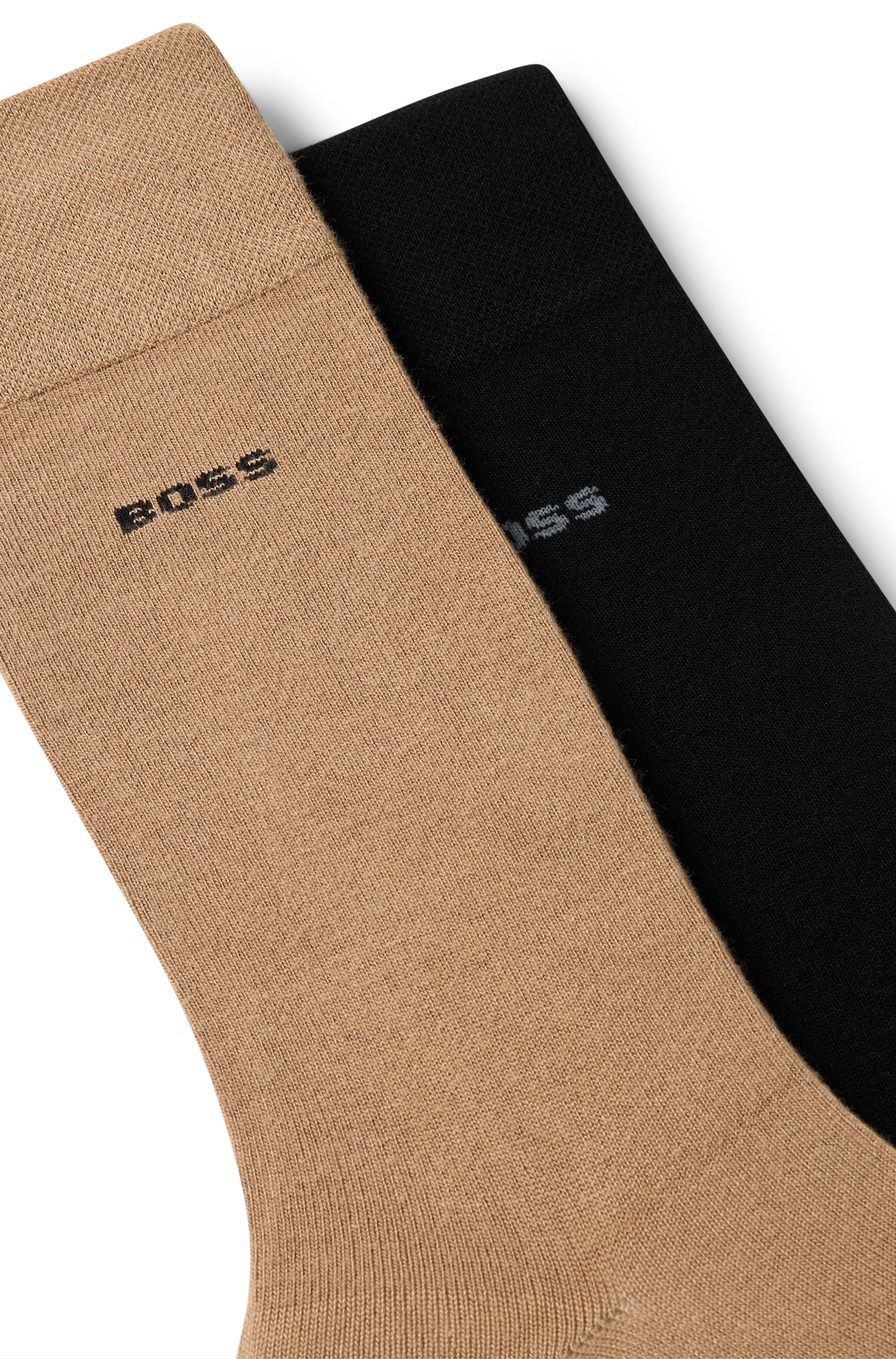 BOSS Businesssocken »2P RS Bamboo 1027«, (Packung, 2 Paar), mit Strickbündchen