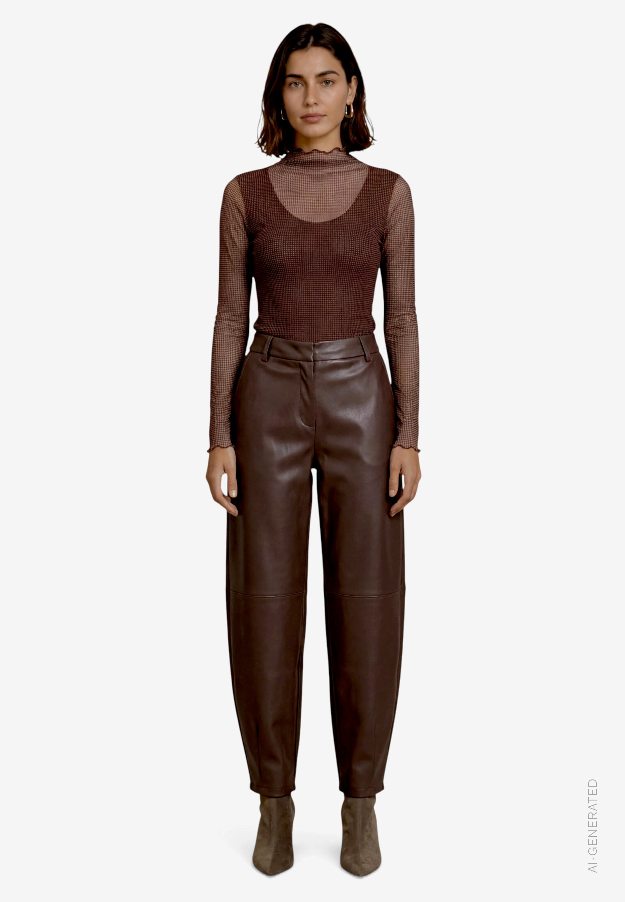 Zero Langarmshirt mit Muster / Transparenter Look