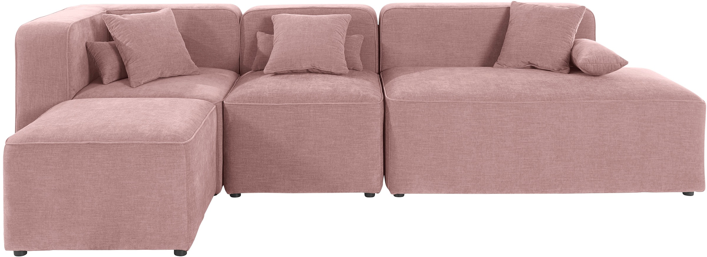 Home affaire Ecksofa "Sundstrup L-Form" Modulserie, individuelle Zusammenst günstig online kaufen