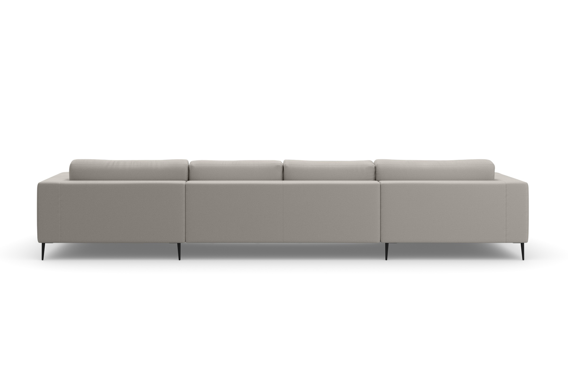 DOMO collection Wohnlandschaft »Modica U-Form«, XXL, in moderner Optik mit, 2 großzügigen Recamieren, auch in Cord