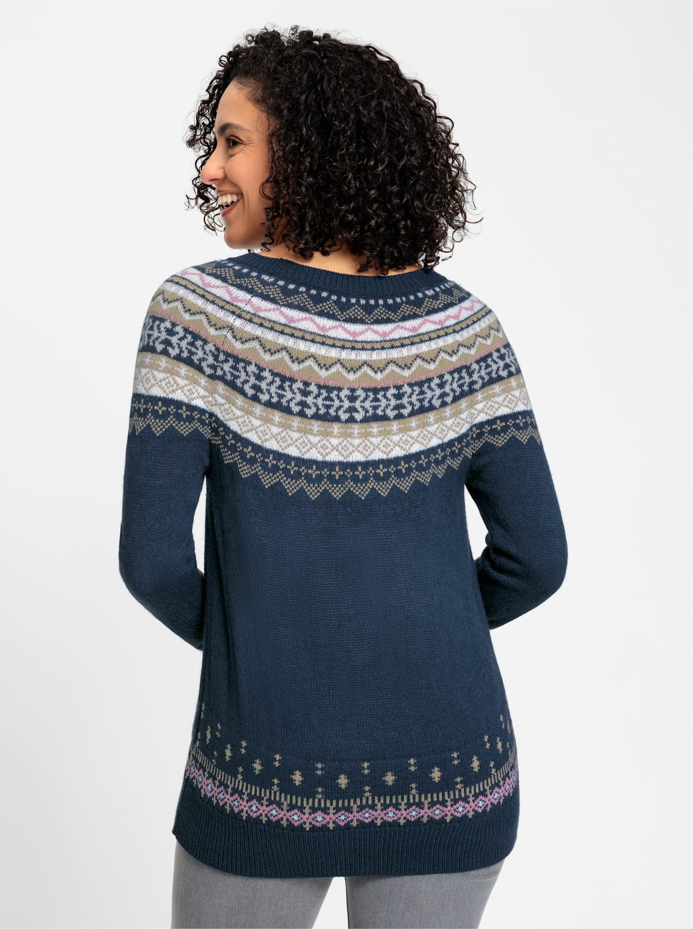nicht definiert Jacquardpullover »Jacquard-Pullover«
