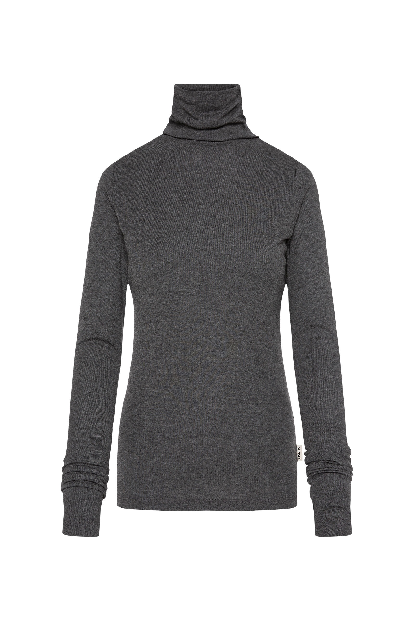 SENSES.THE LABEL Rundhalsshirt mit überlangen Ärmeln