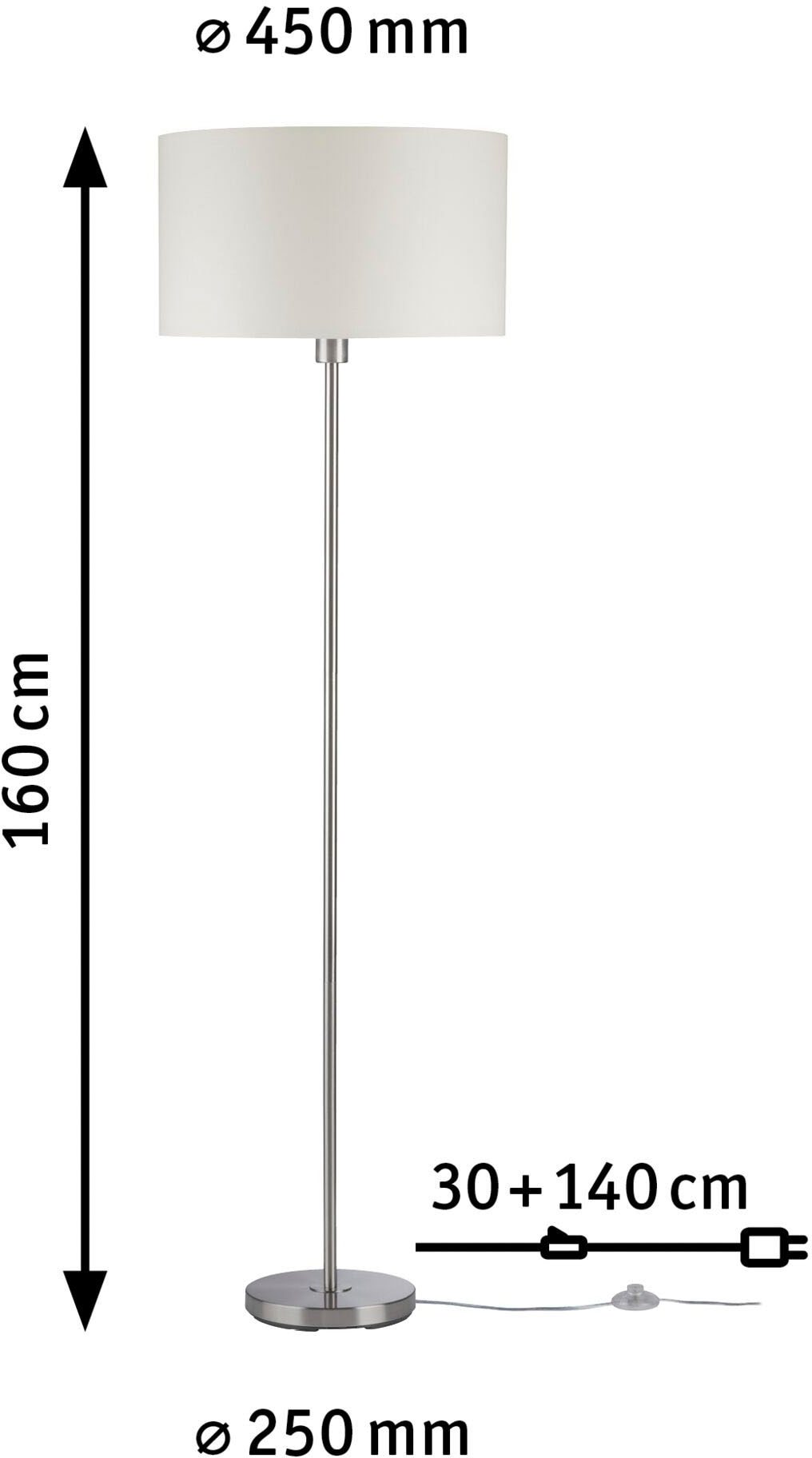 Paulmann LED Stehlampe 1 flammig-flammig | bestellen »Tessa«, BAUR