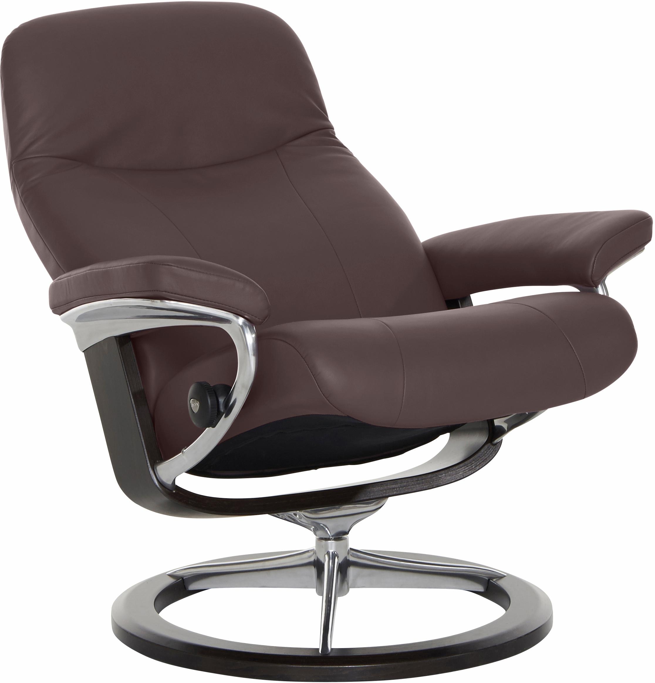 Stressless Relaxsessel "Garda", (Set), mit Signature Base, Größe M, Gestell Wenge