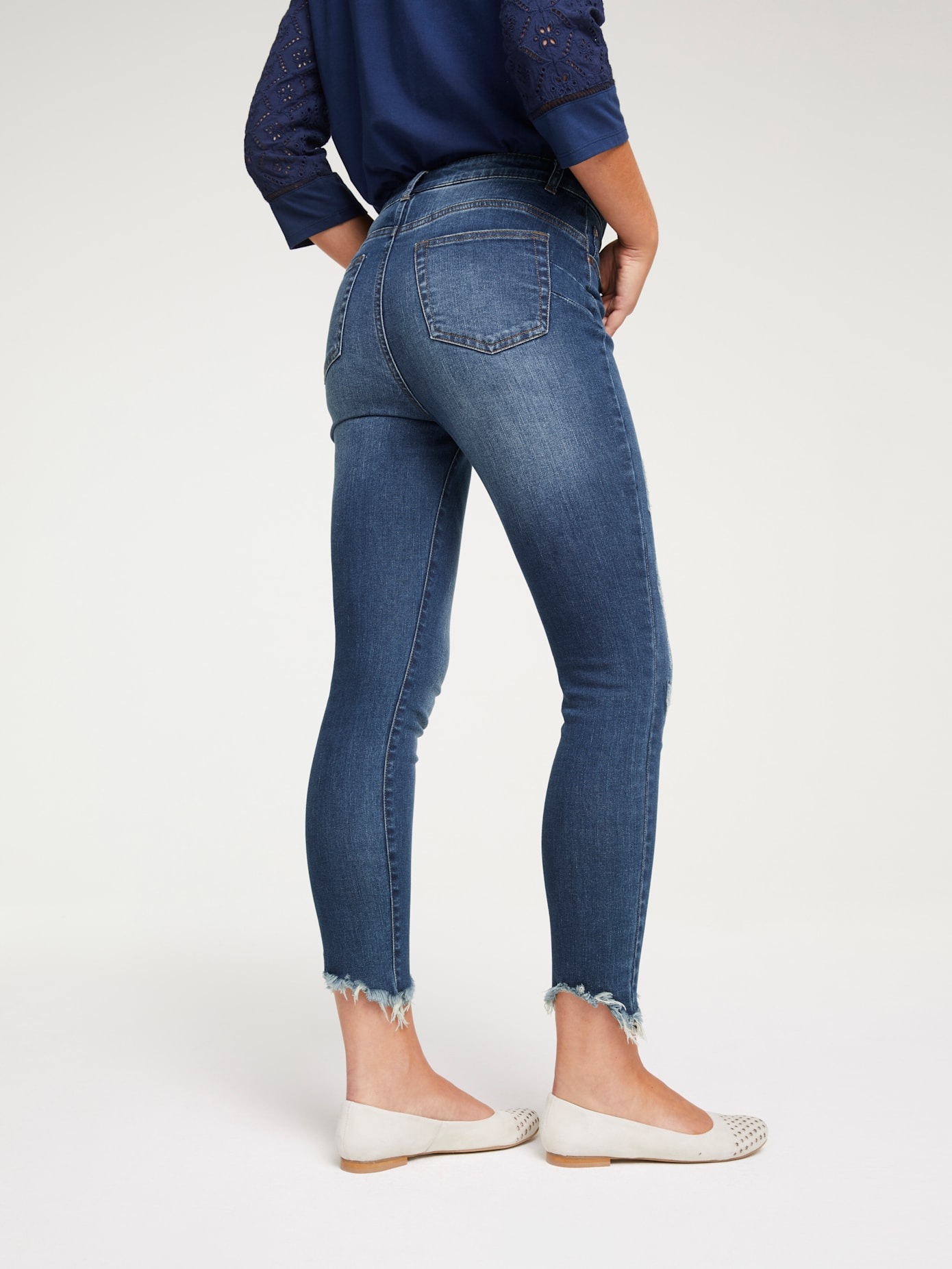 LINEA TESINI by heine Röhrenjeans 1 Stk. günstig online kaufen