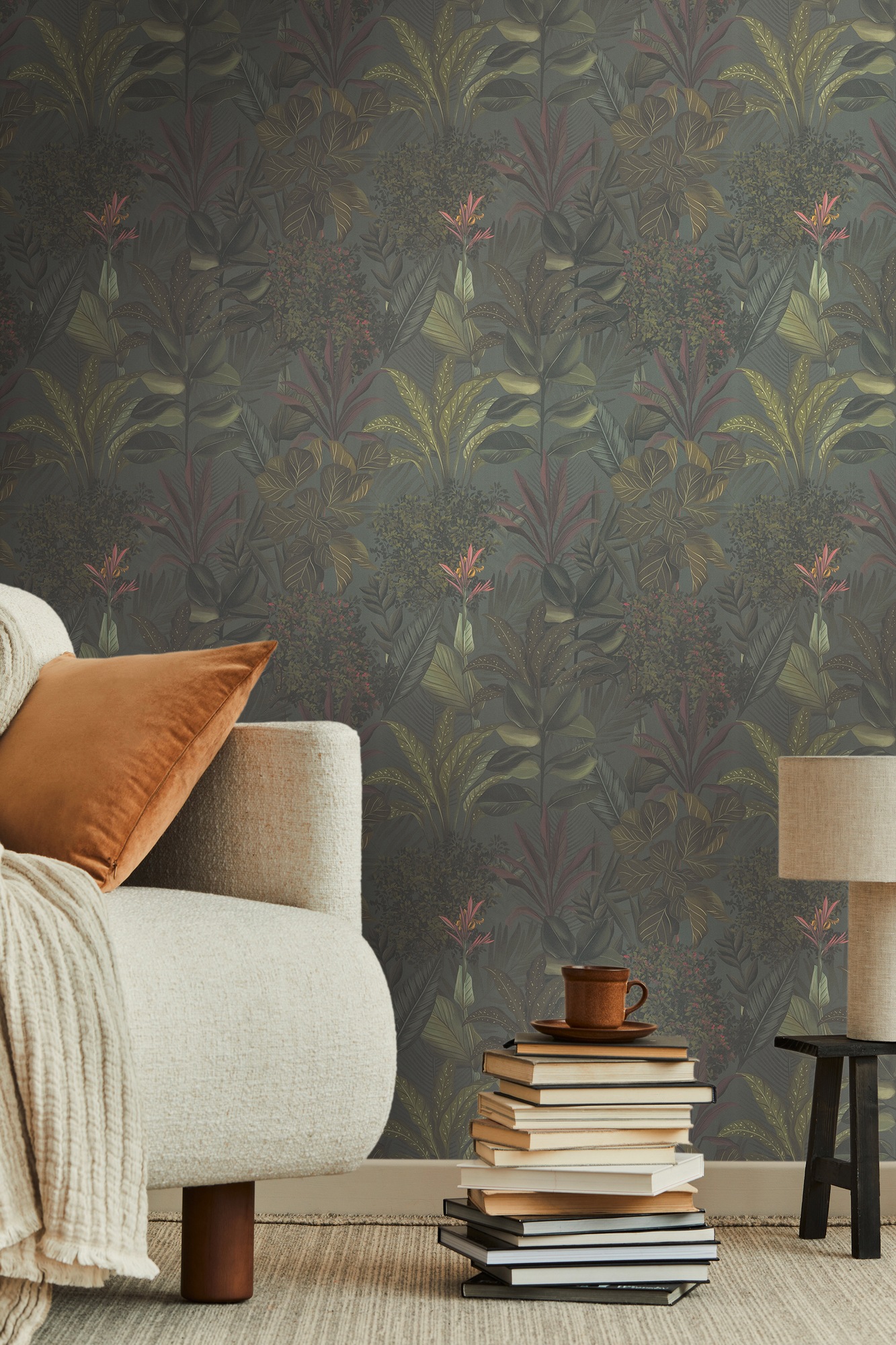 living walls Vliestapete, matt, Vliestapete Dschungel für Schlafzimmer Küche Wohnzimmer Dschungel Flur