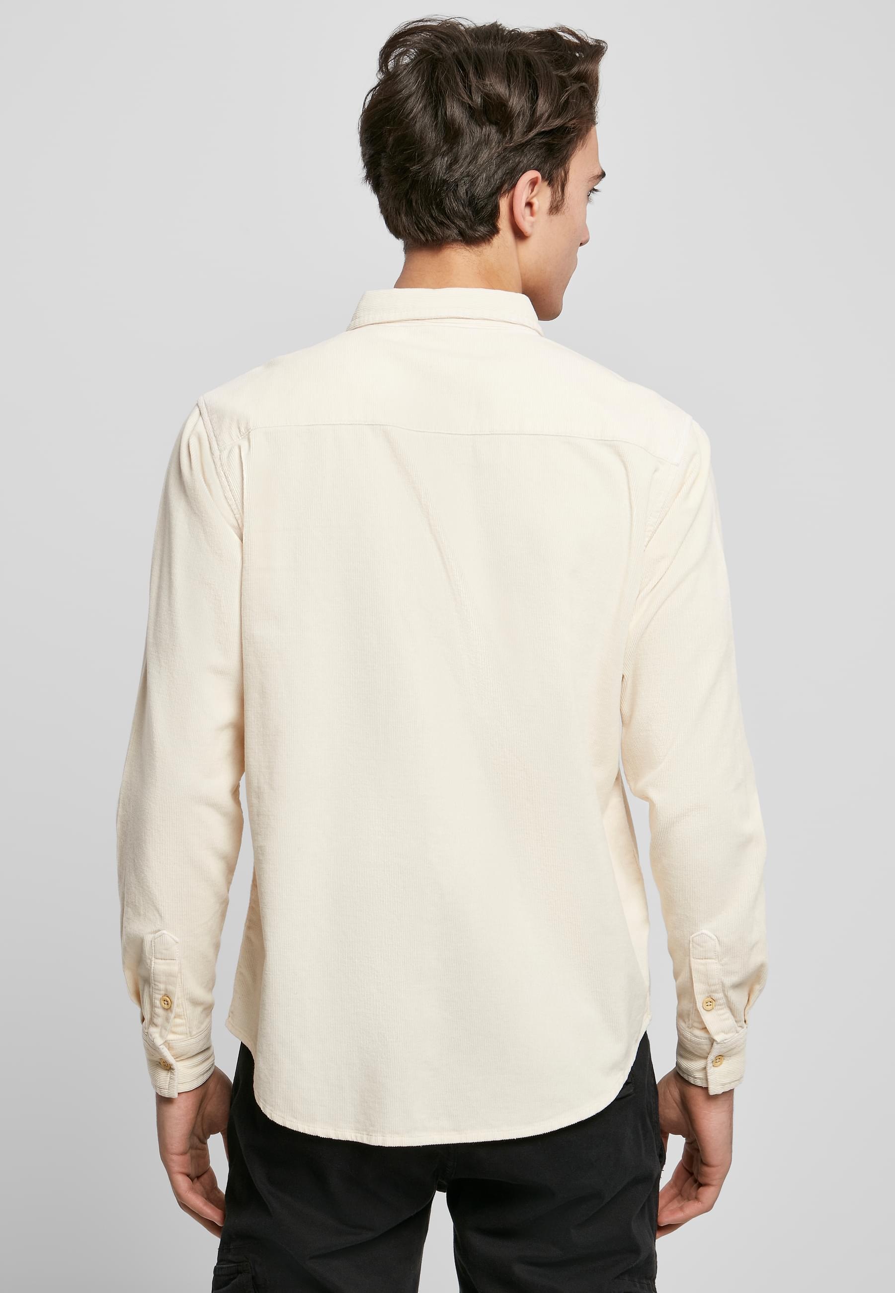 URBAN CLASSICS Langarmhemd »Urban Classics Herren Corduroy Shirt«, (1 tlg.)