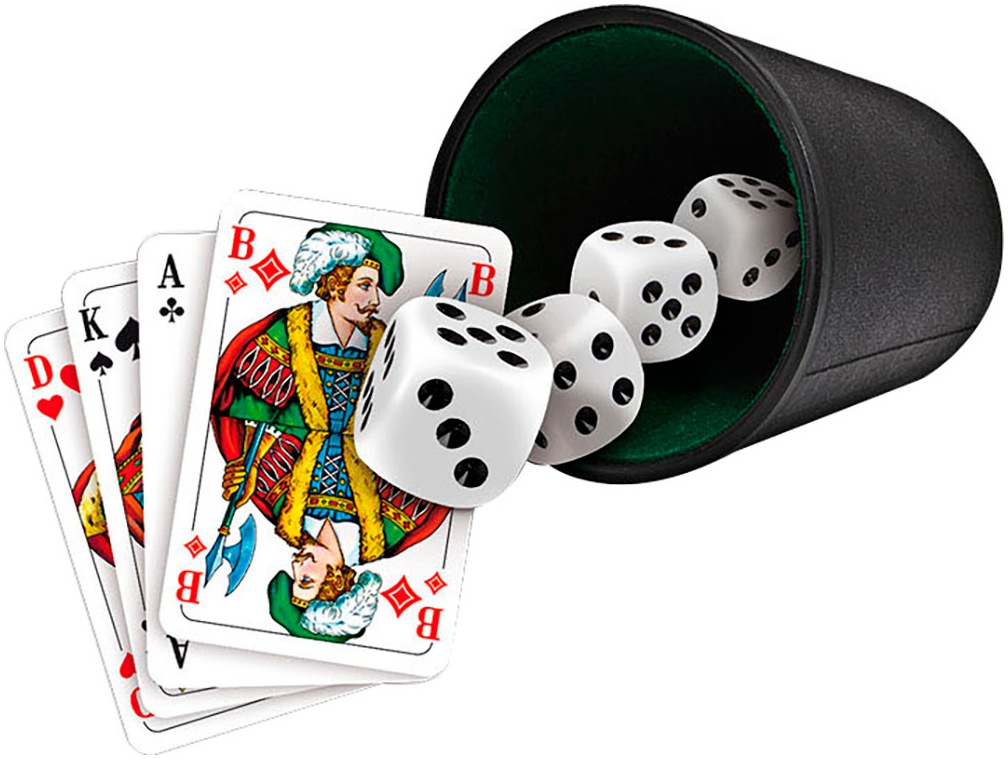 Cartamundi Spielesammlung »Würfel- und Kartenbox« Made in Germany