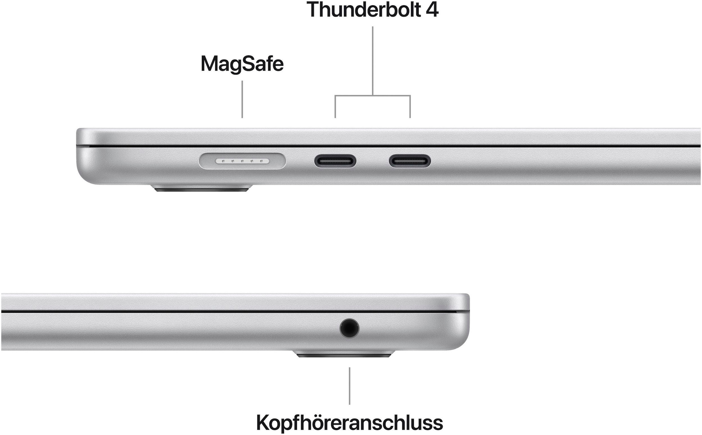 Apple Notebook »MacBook Air 15" CTO«, 38,91 cm, / 15,3 Zoll, Apple, M4, 10-Core GPU, 256 GB SSD